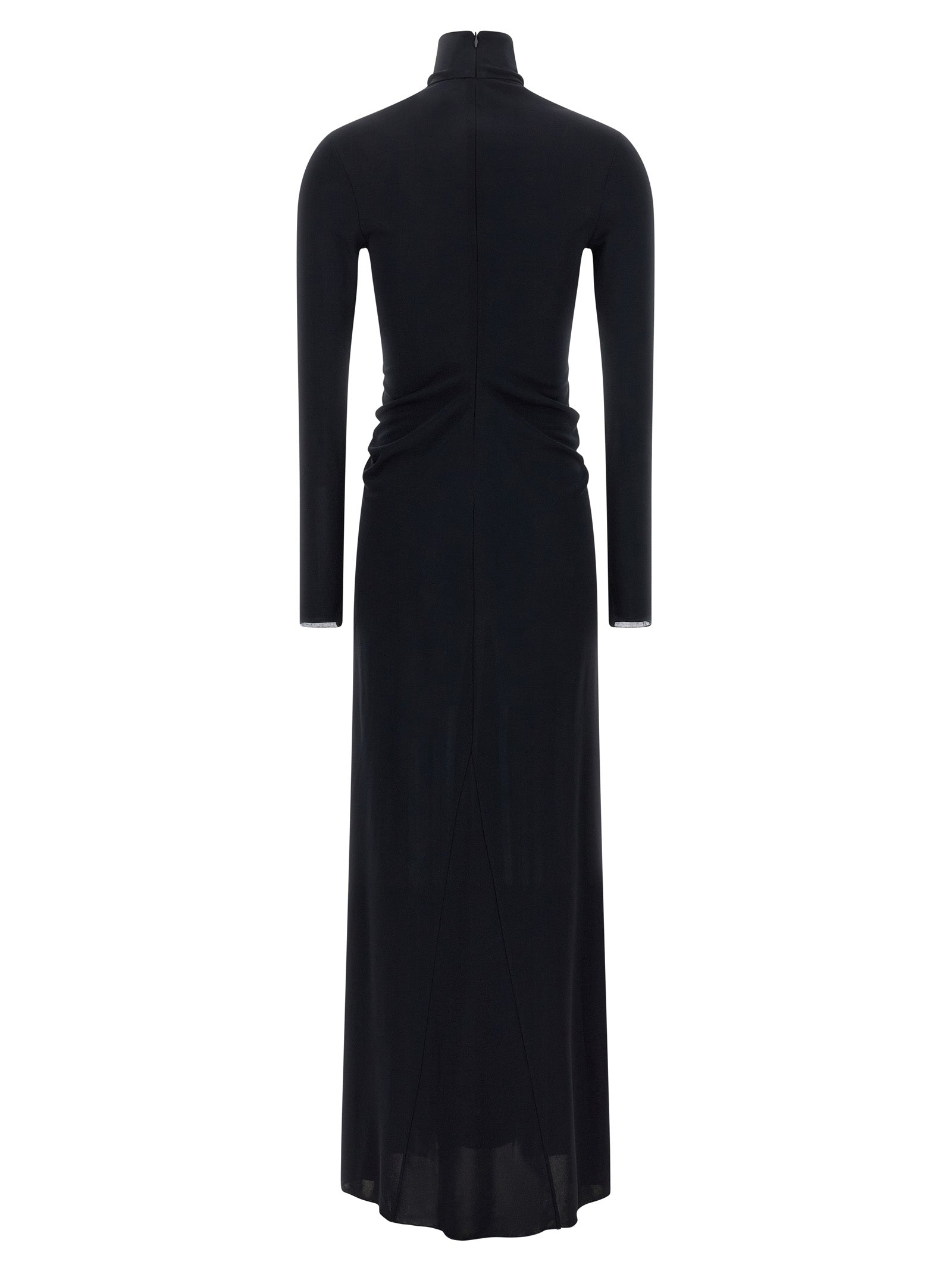 Fabiana Filippi Blaues Viskose-Maxikleid