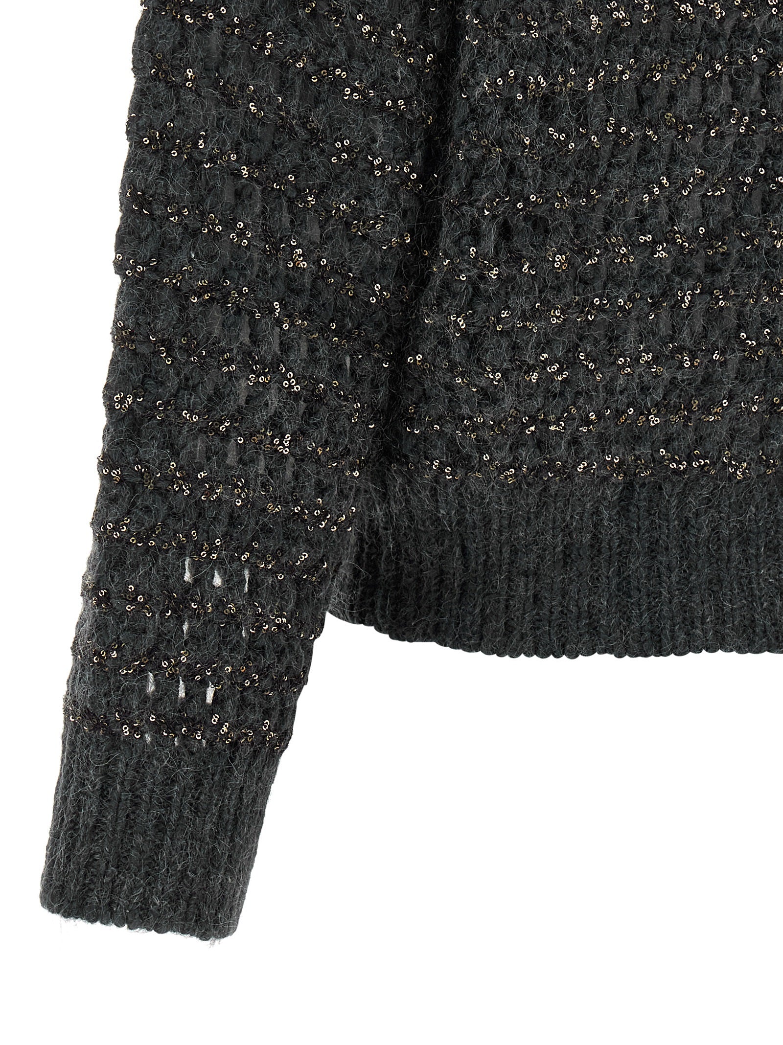 Brunello Cucinelli Grauer Cardigan aus Elasthan