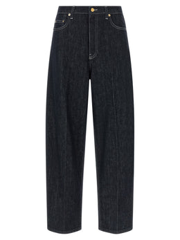 Fabiana Filippi Blaue Baumwolljeans Denim
