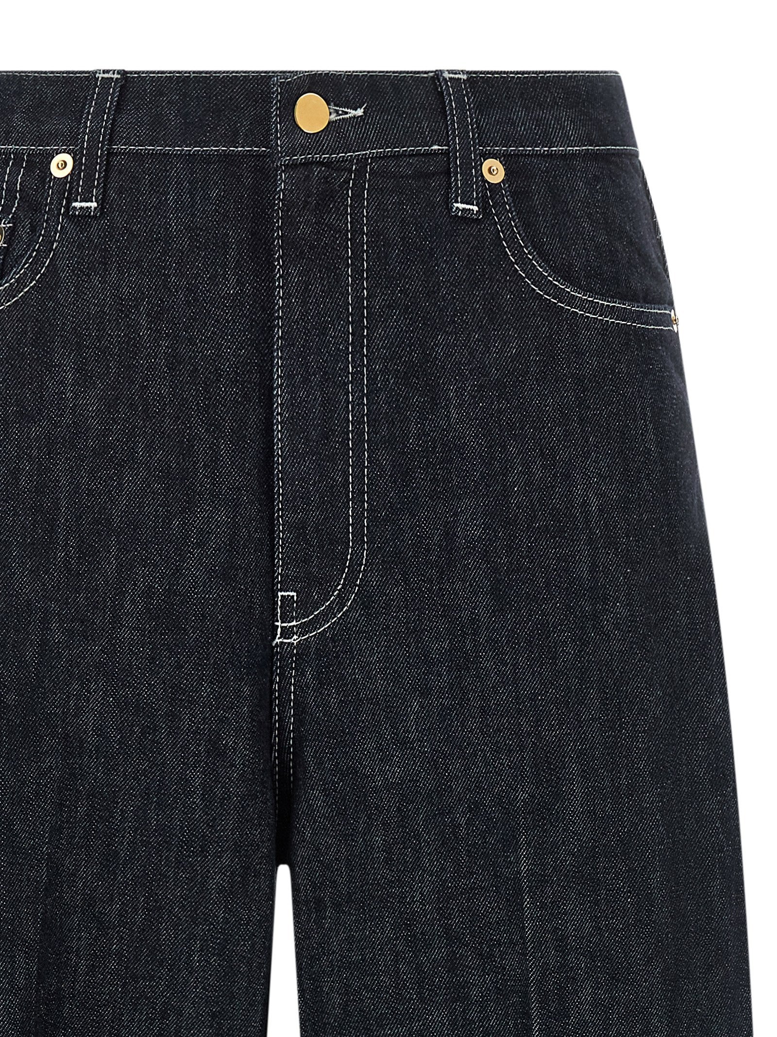 Fabiana Filippi Blaue Baumwolljeans Denim