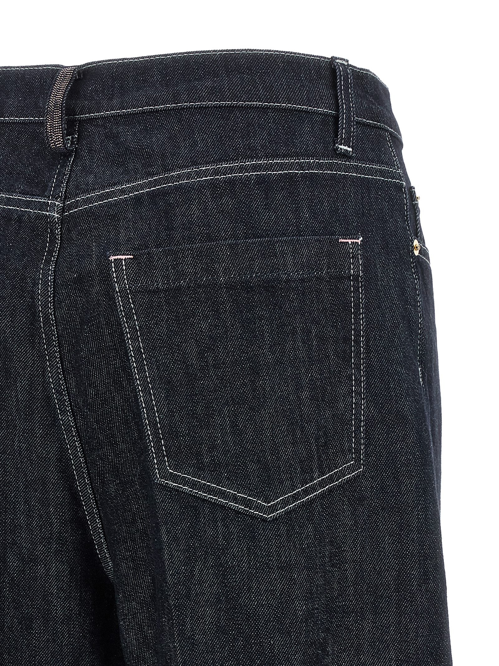 Fabiana Filippi Blaue Baumwolljeans Denim