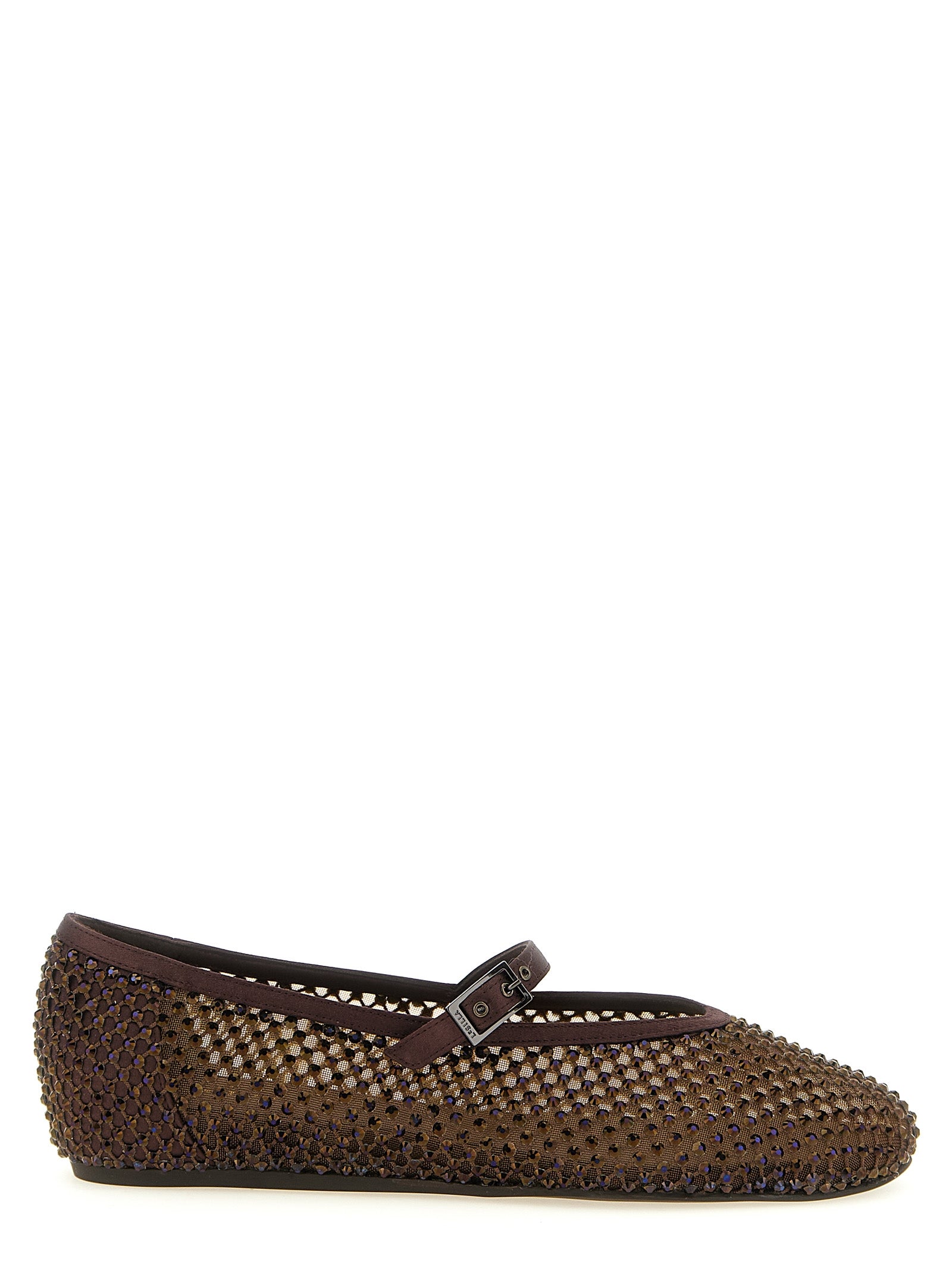LE SILLA Braune Ballerinas aus Polyamid