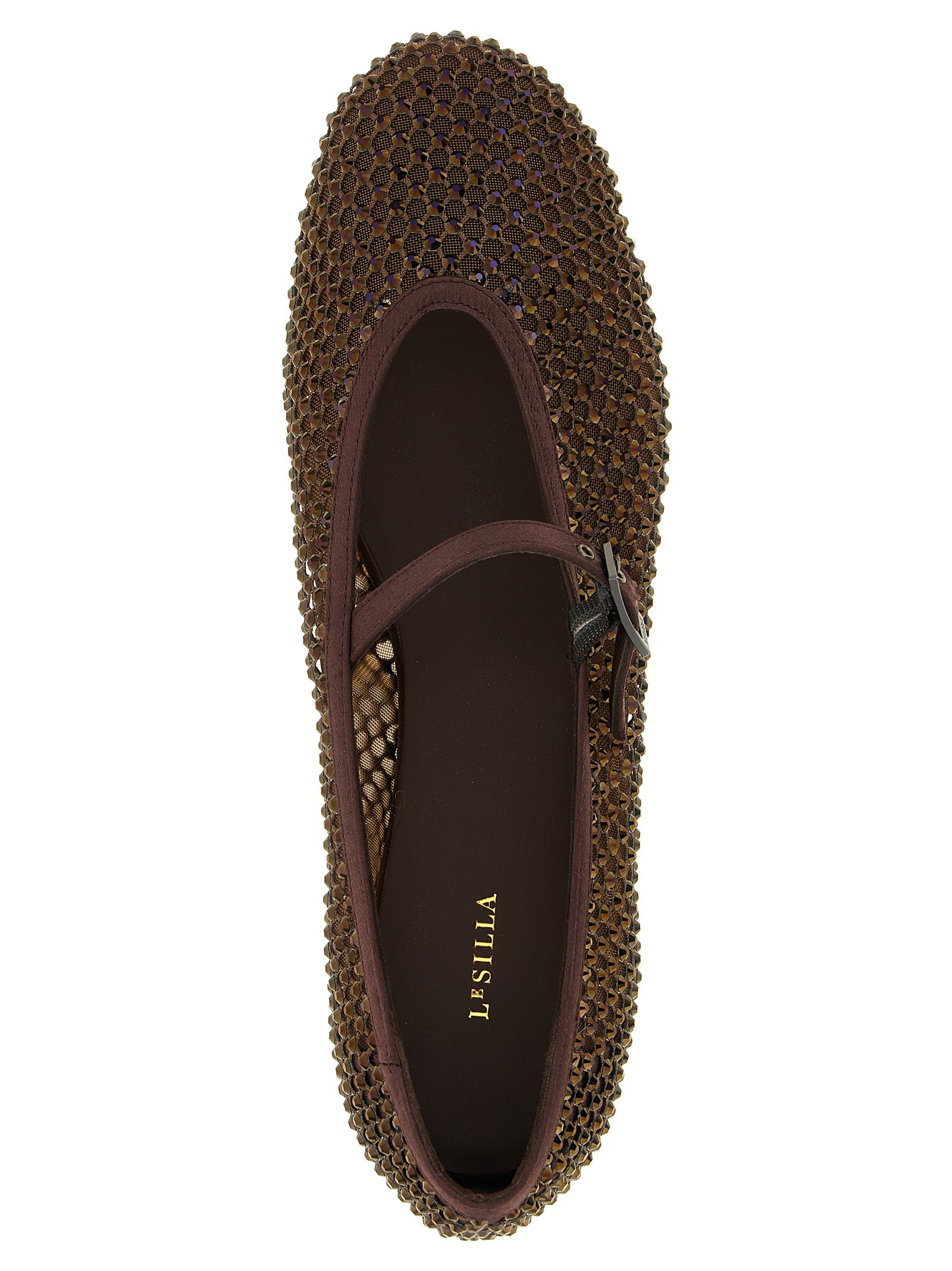 LE SILLA Braune Ballerinas aus Polyamid
