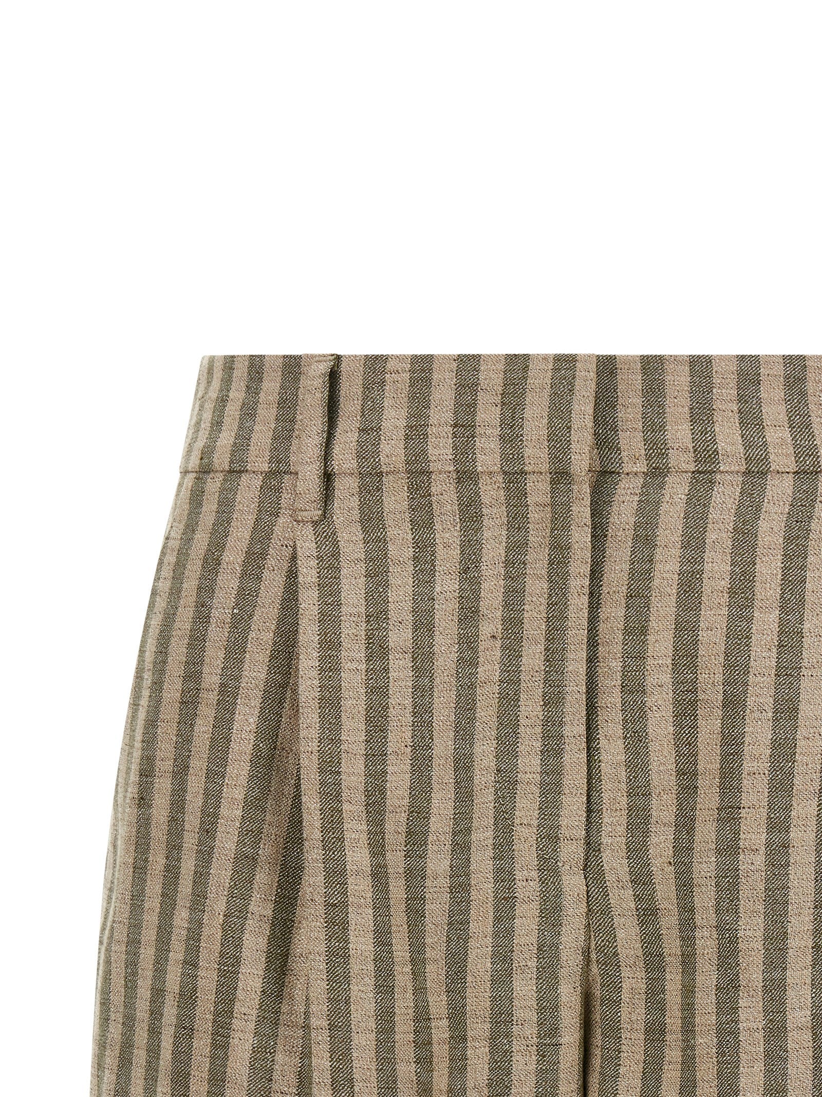 Brunello Cucinelli Zweifarbige Leinen-Bermudashorts