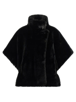 PINKO Schwarzer Polyester-Mantel