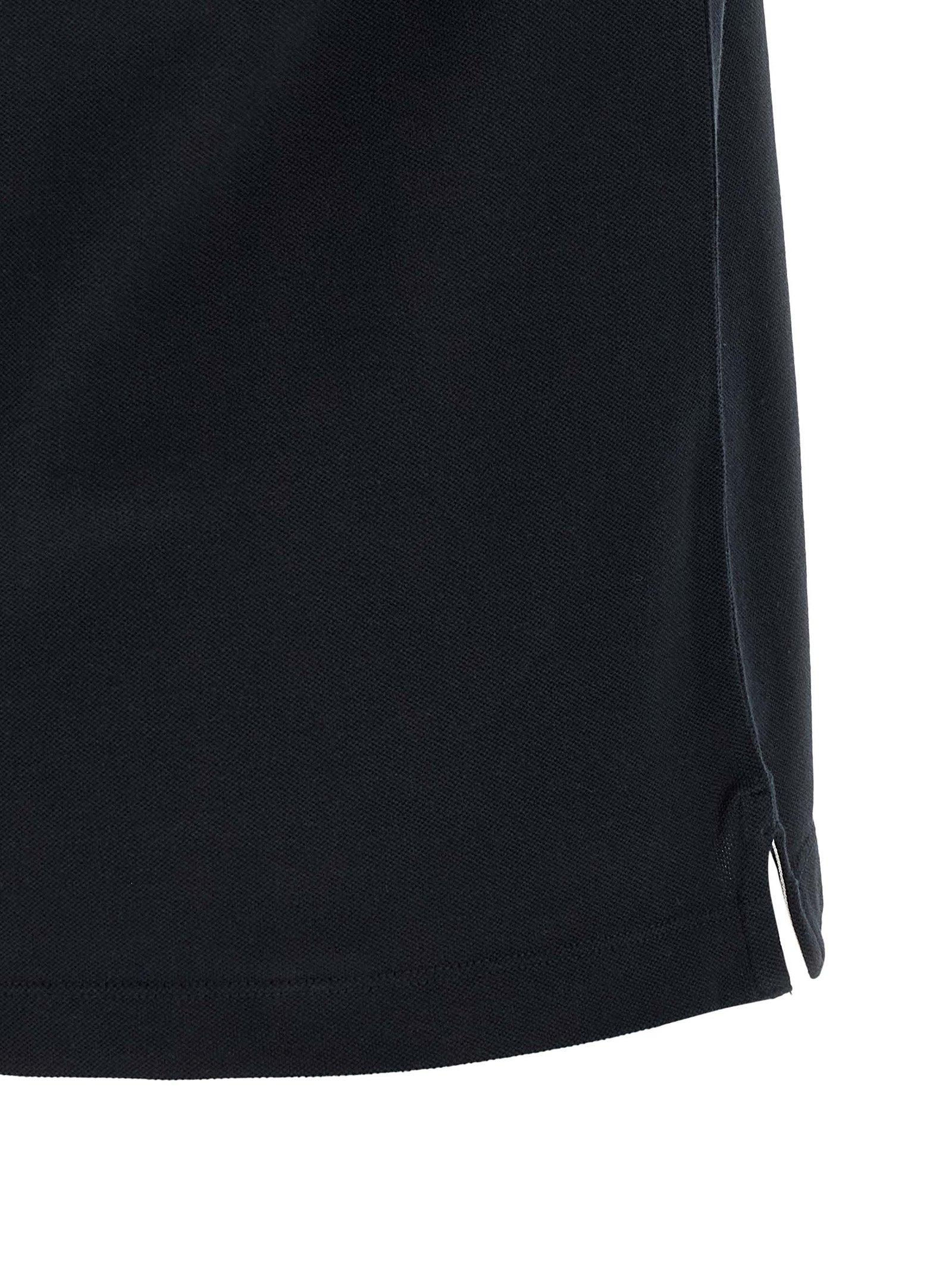 Stone Island Blaues Baumwoll-Polohemd
