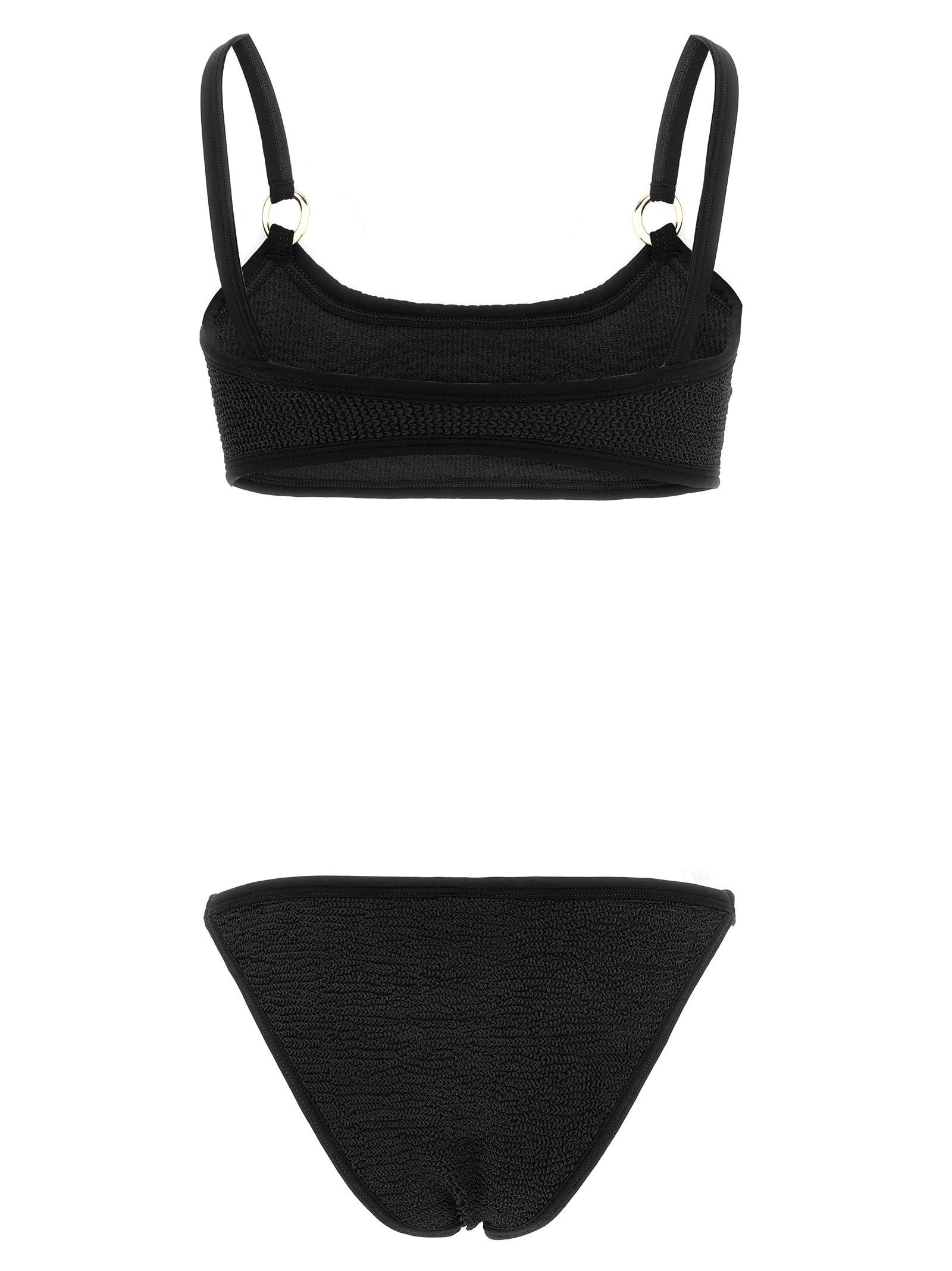 Hunza G Schwarzer Bikini aus Polyamid