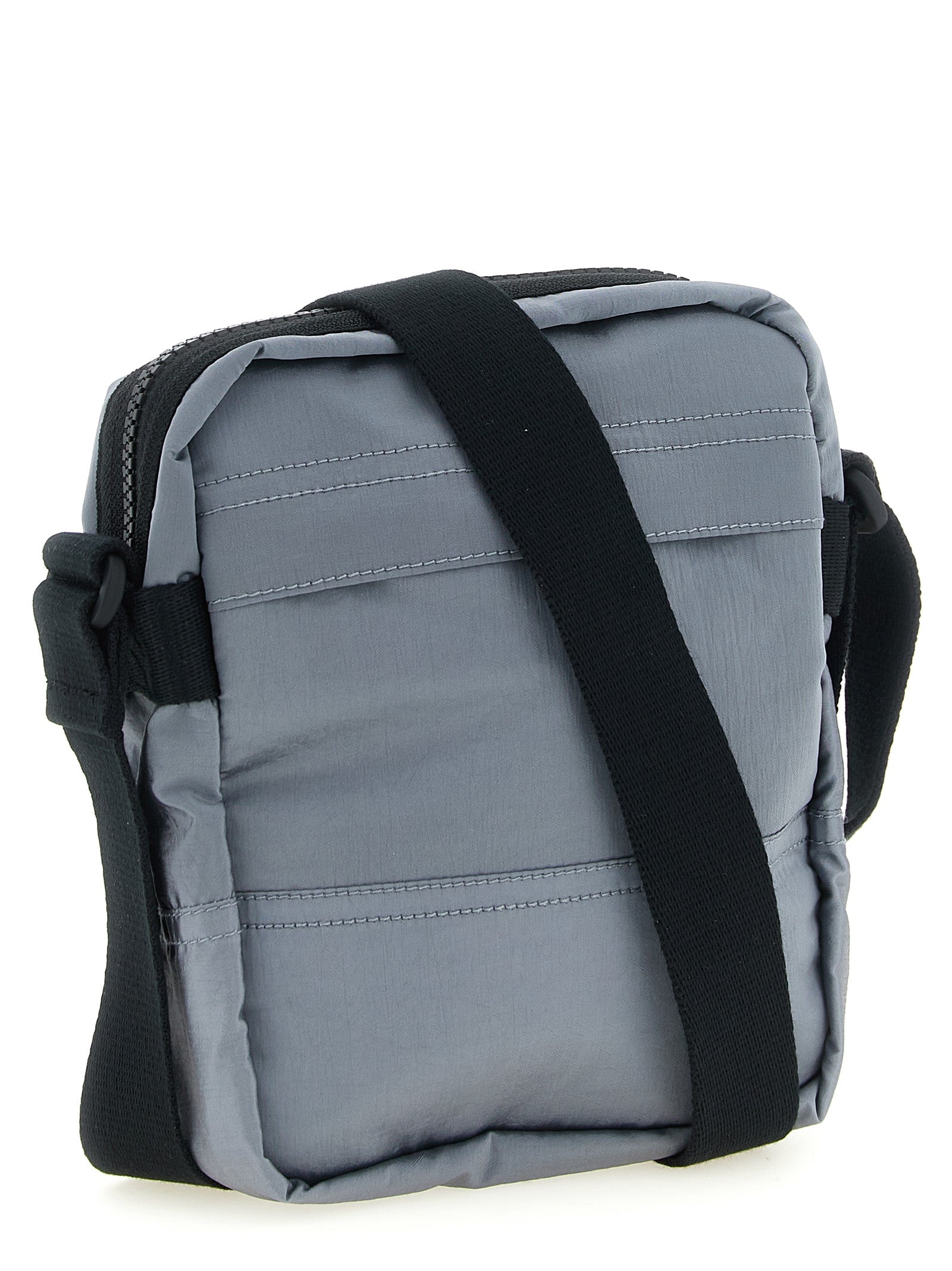 Stone Island Graue Crossbody-Tasche aus Polyamid