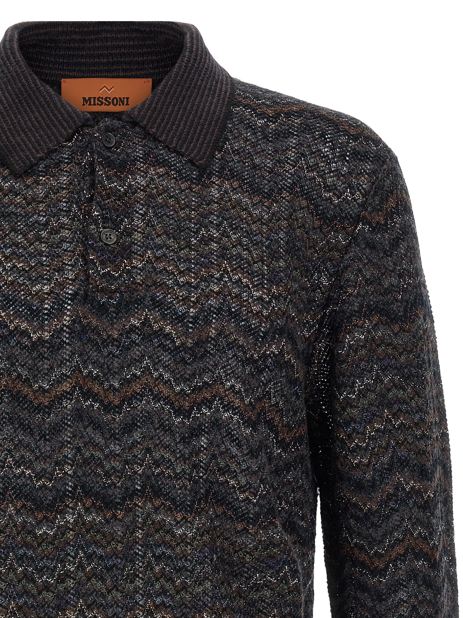 Missoni Mehrfarbige Kaschmir-Strickjacke
