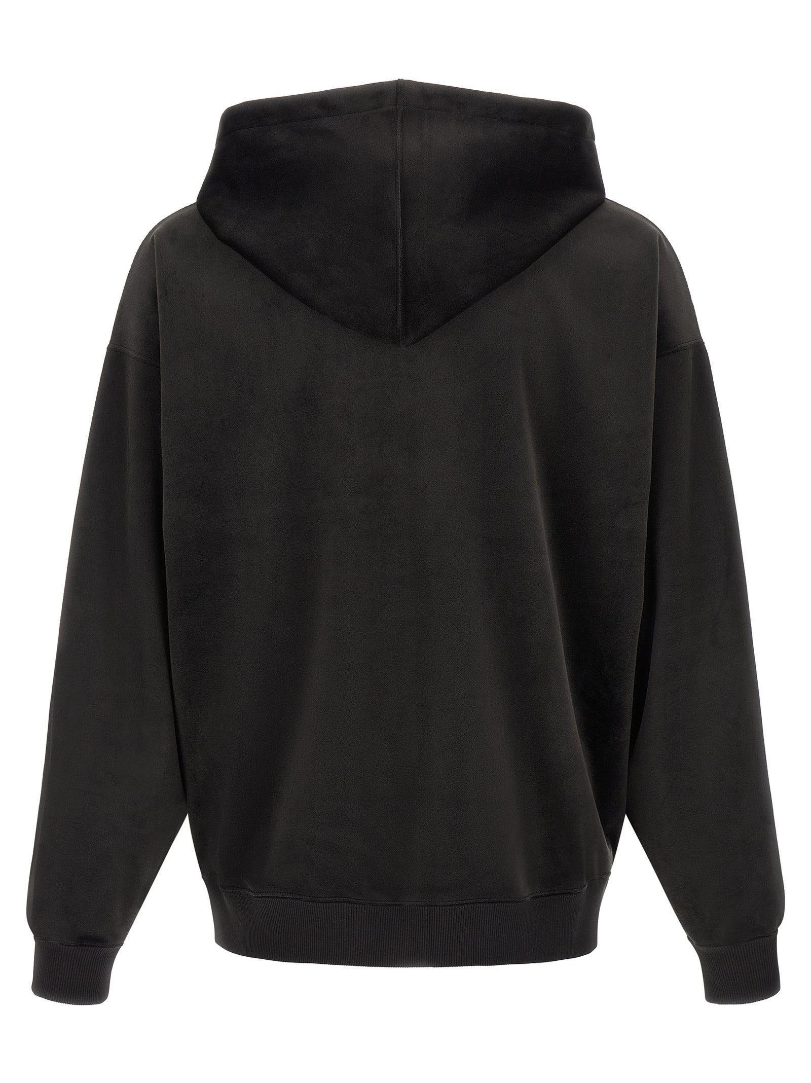 Y-3 Schwarzer Pullover aus recyceltem Polyester