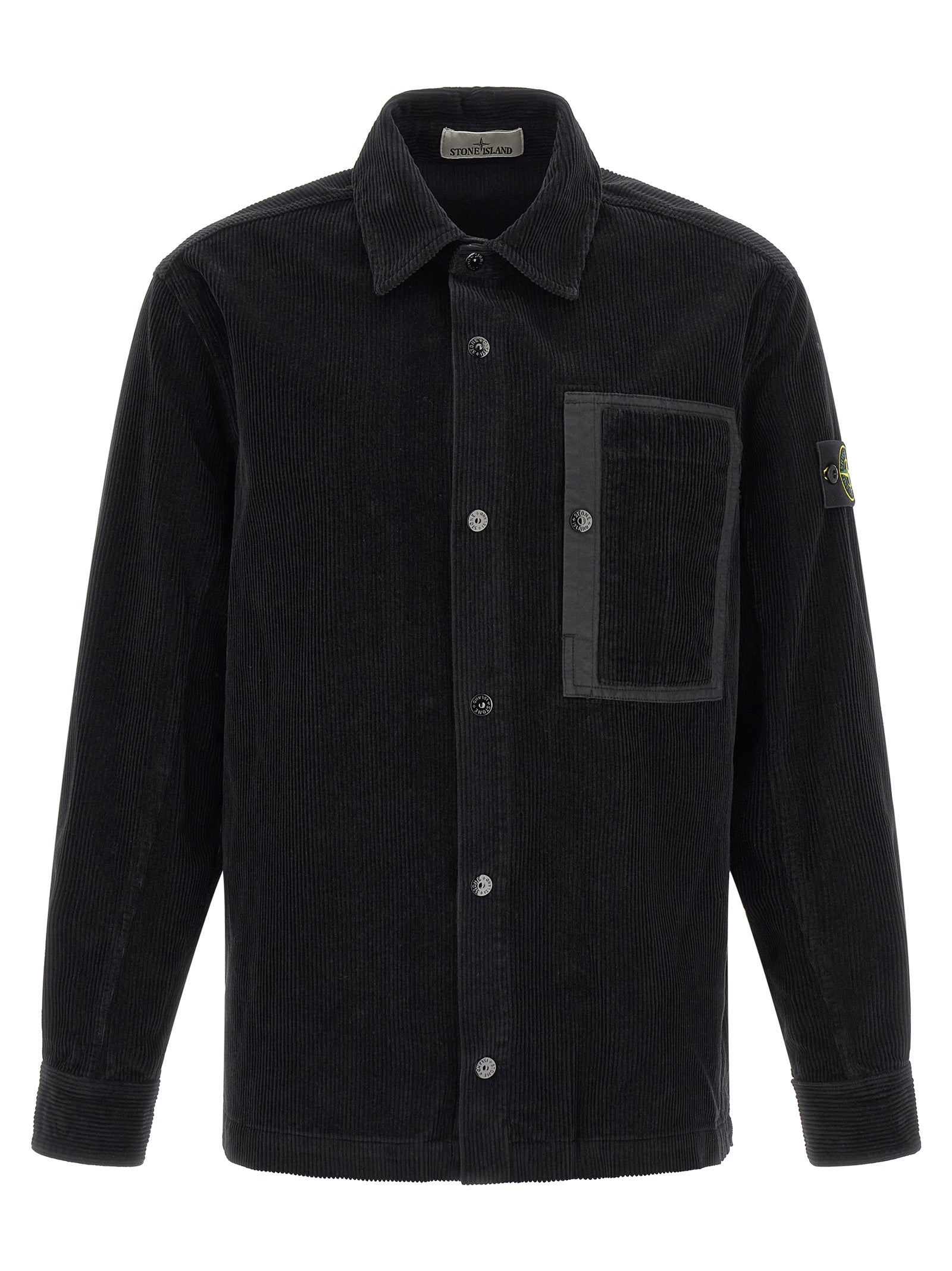 Stone Island Schwarze Baumwollbluse