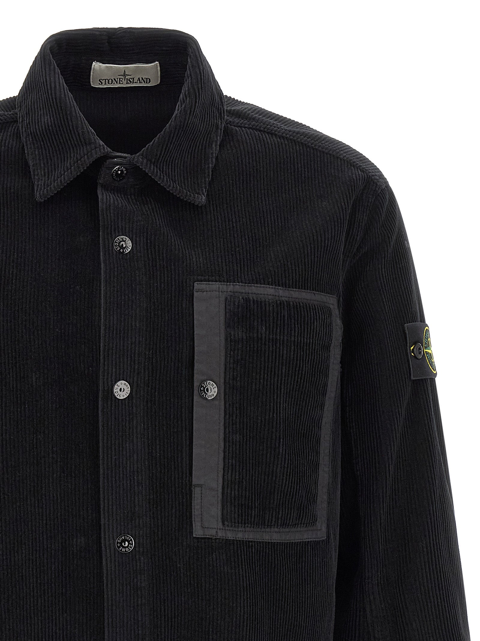 Stone Island Schwarze Baumwollbluse
