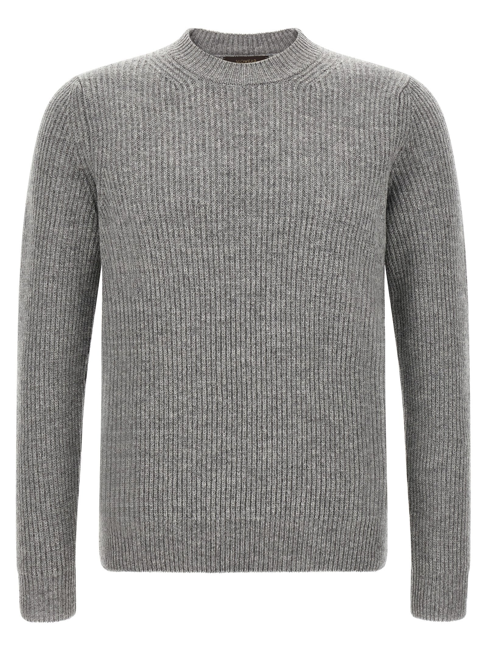 ZANONE Grauer Cardigan aus reiner Schurwolle