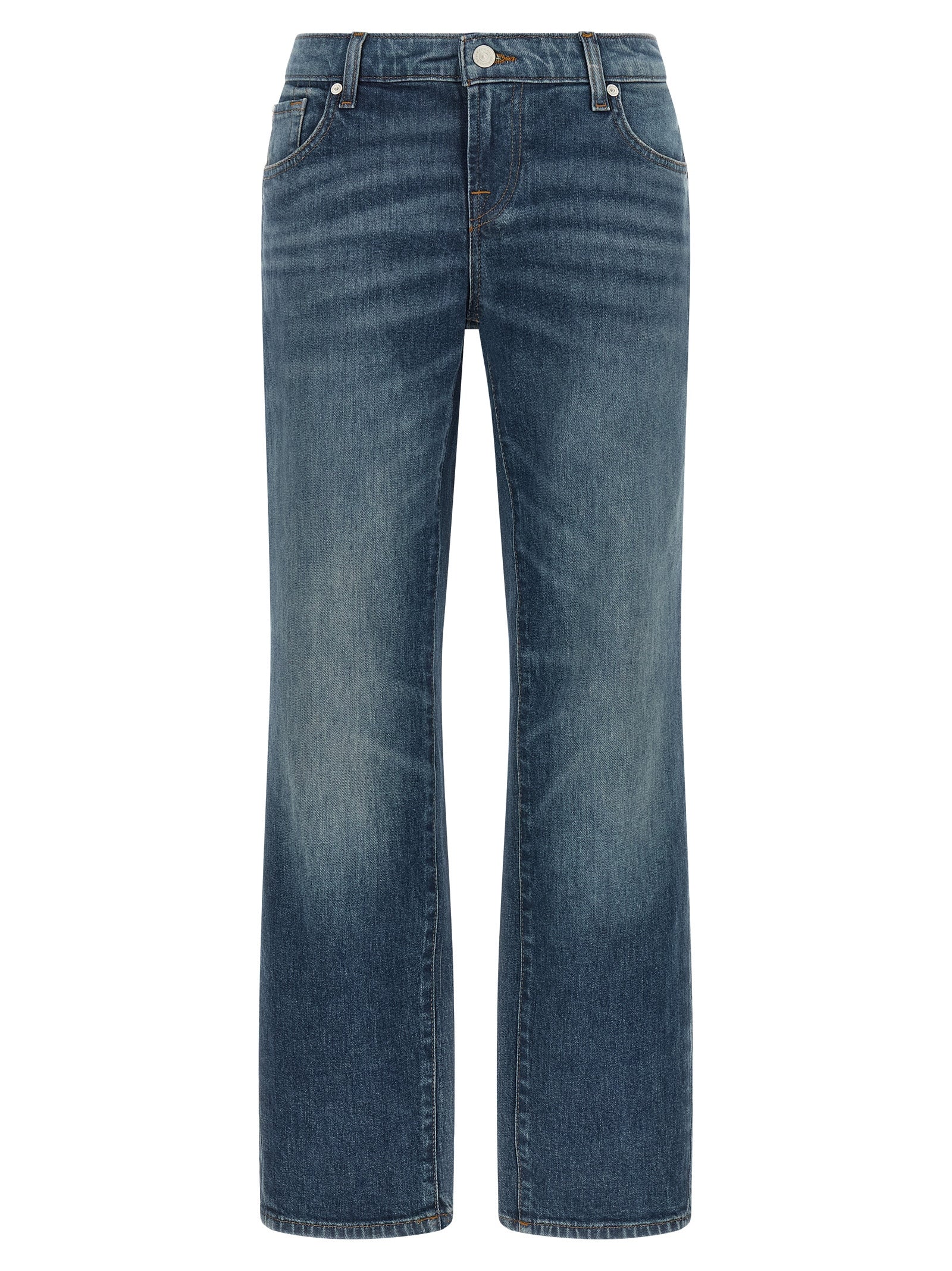 7 For All Mankind Blaue Jeans aus Baumwolle, Tapered Fit
