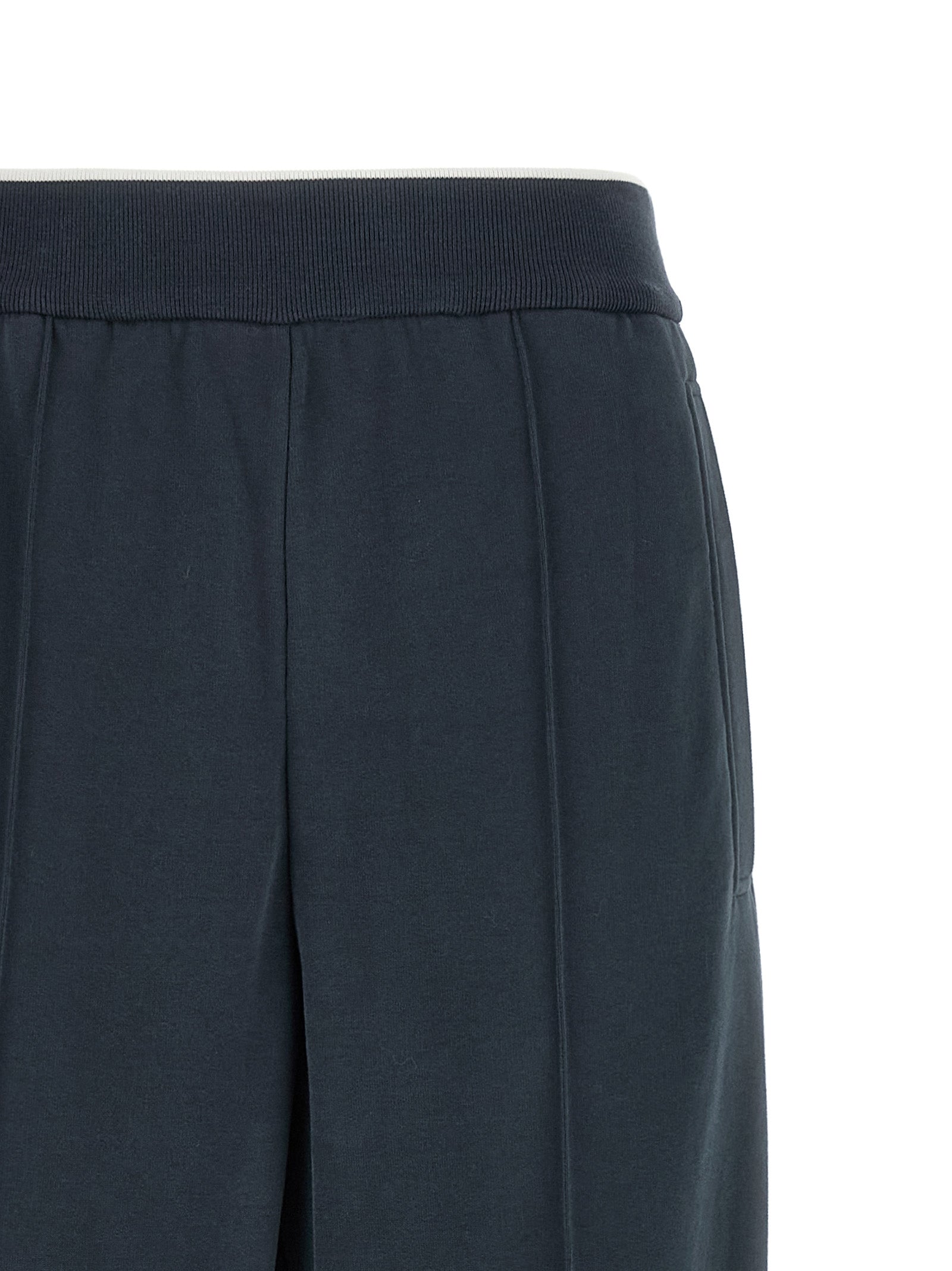 Brunello Cucinelli Blaue Baumwoll-Jogginghose (Trainingshose)
