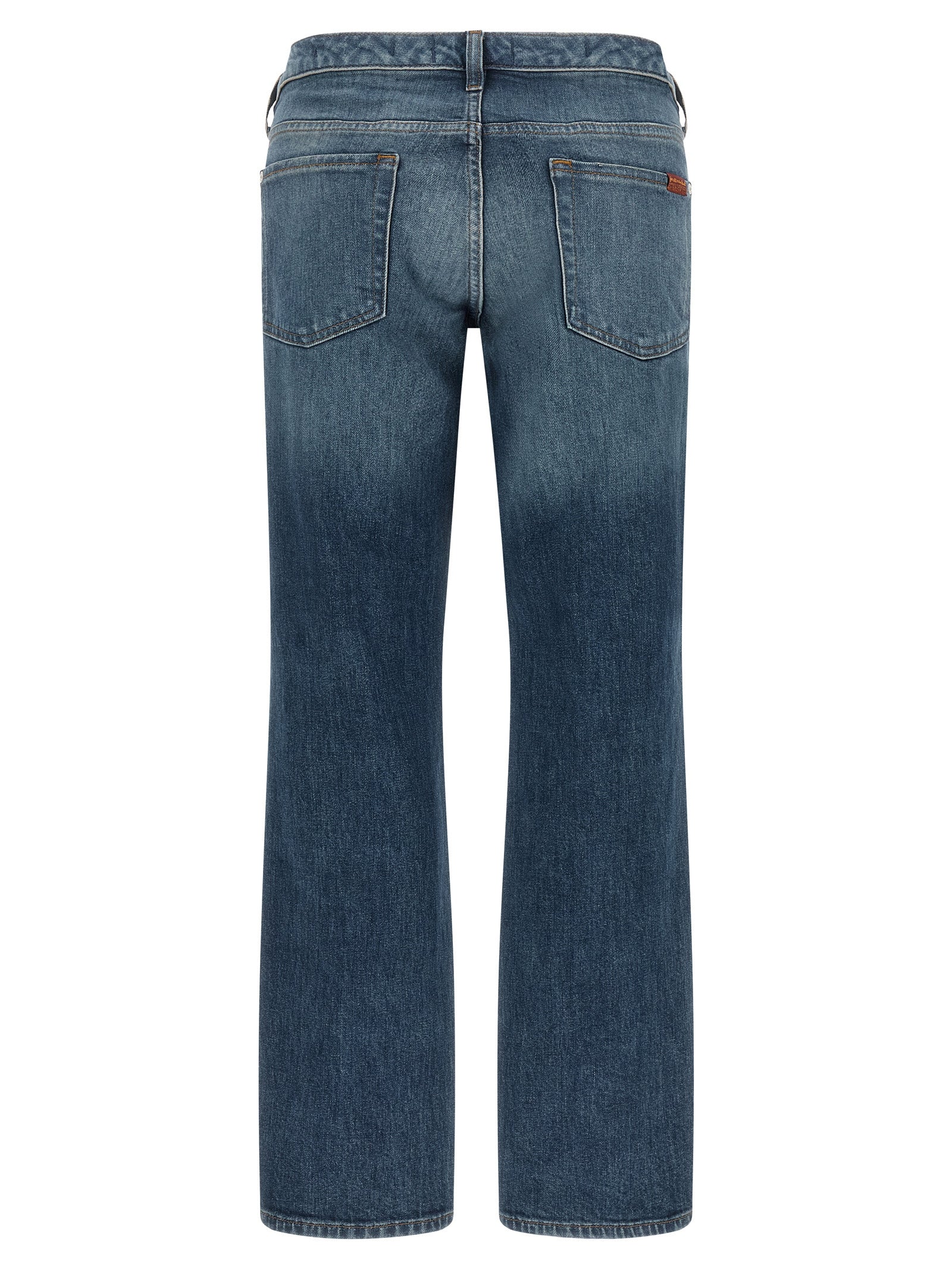 7 For All Mankind Blaue Jeans aus Baumwolle, Tapered Fit