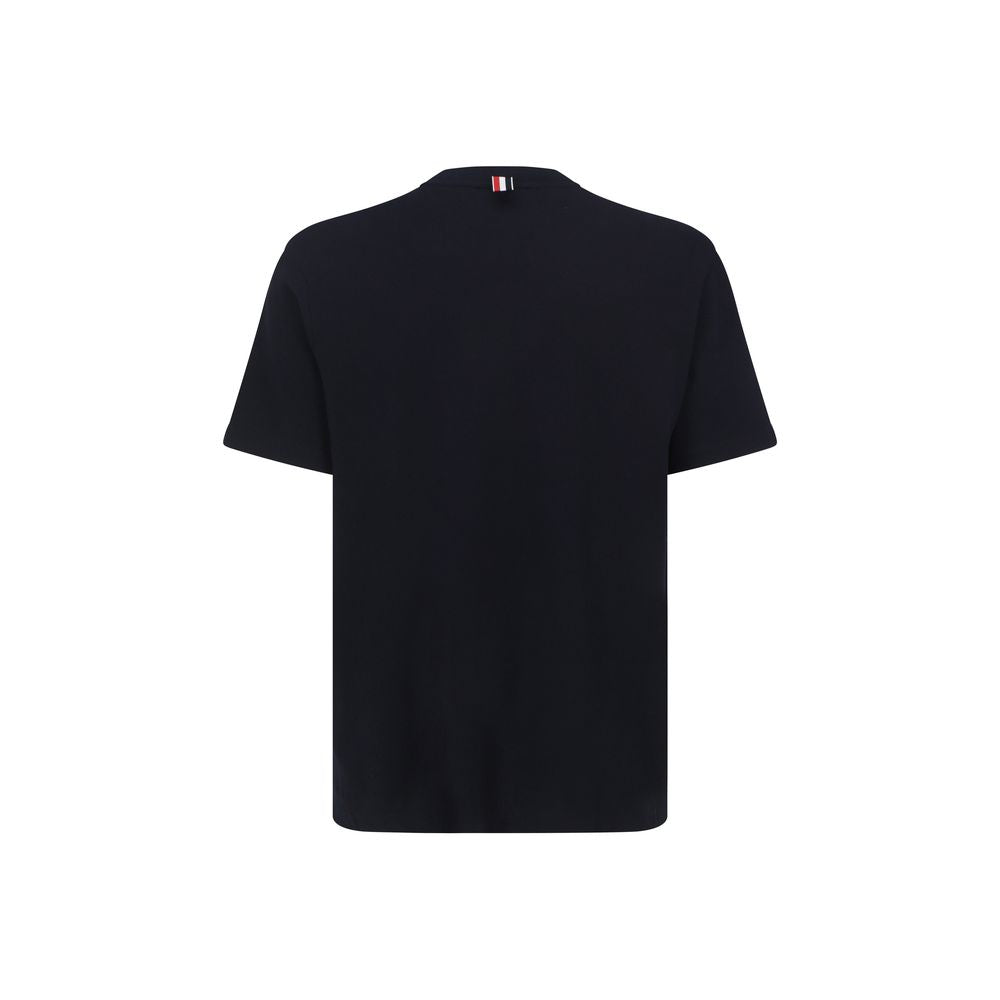 Thom Browne Blaues Baumwoll-T-Shirt