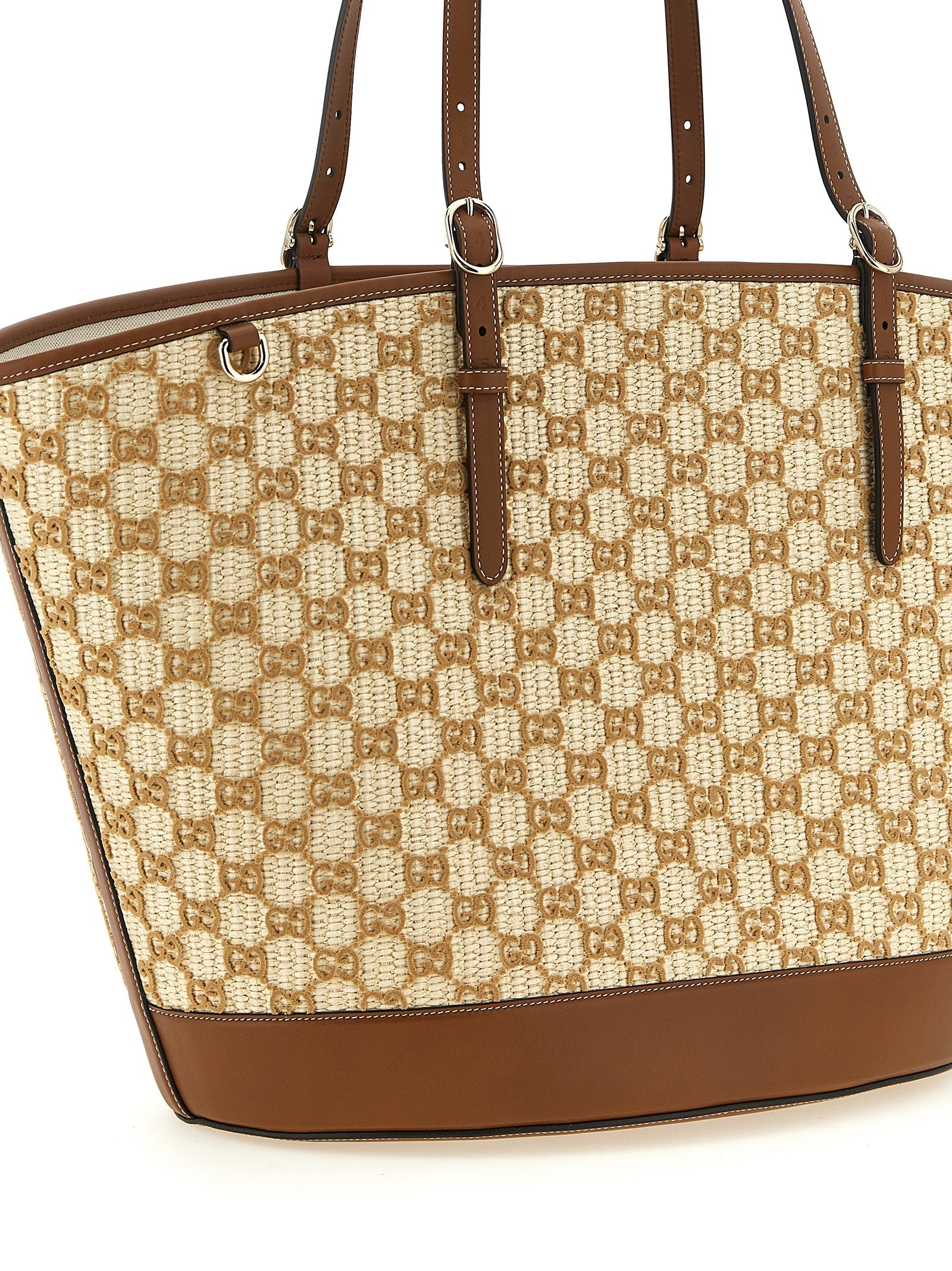 Gucci Braune Baumwolltasche