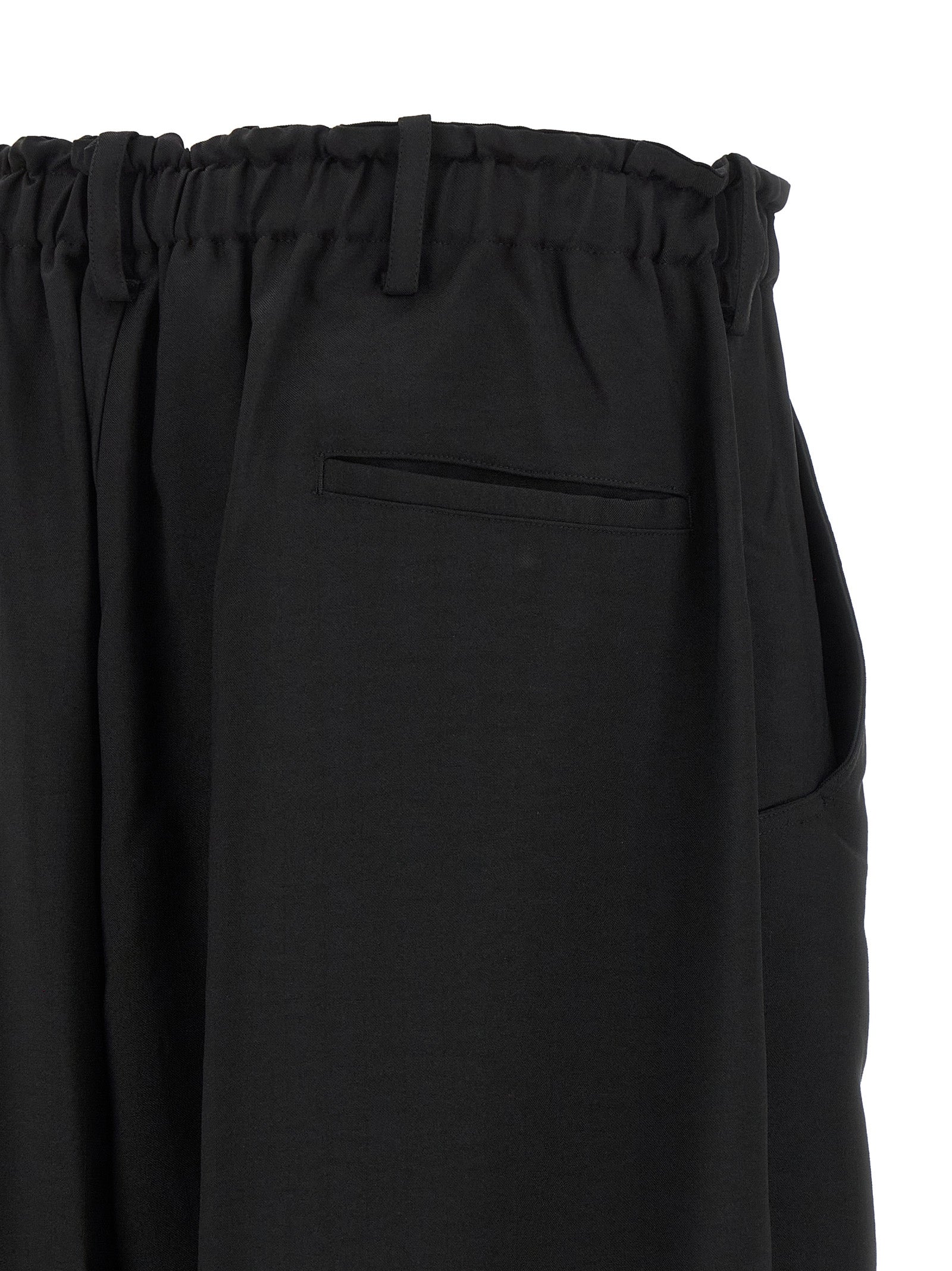 Y-3 Schwarze Cargohose aus Polyester
