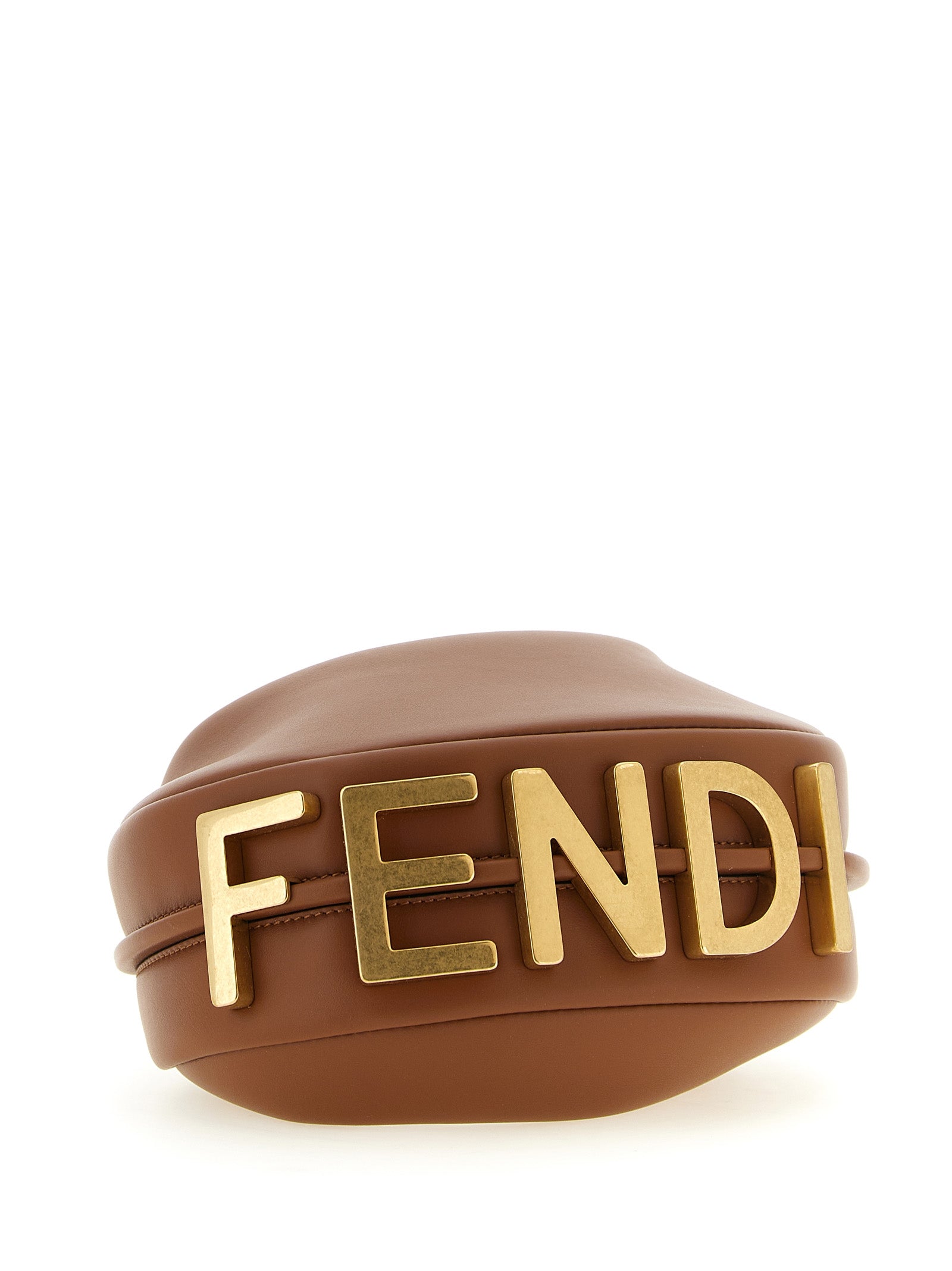 Fendi Braune Kalbsleder-Handtasche