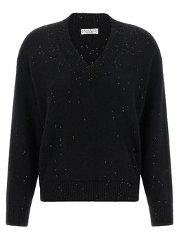 Brunello Cucinelli Schwarzer Kaschmir-Cardigan