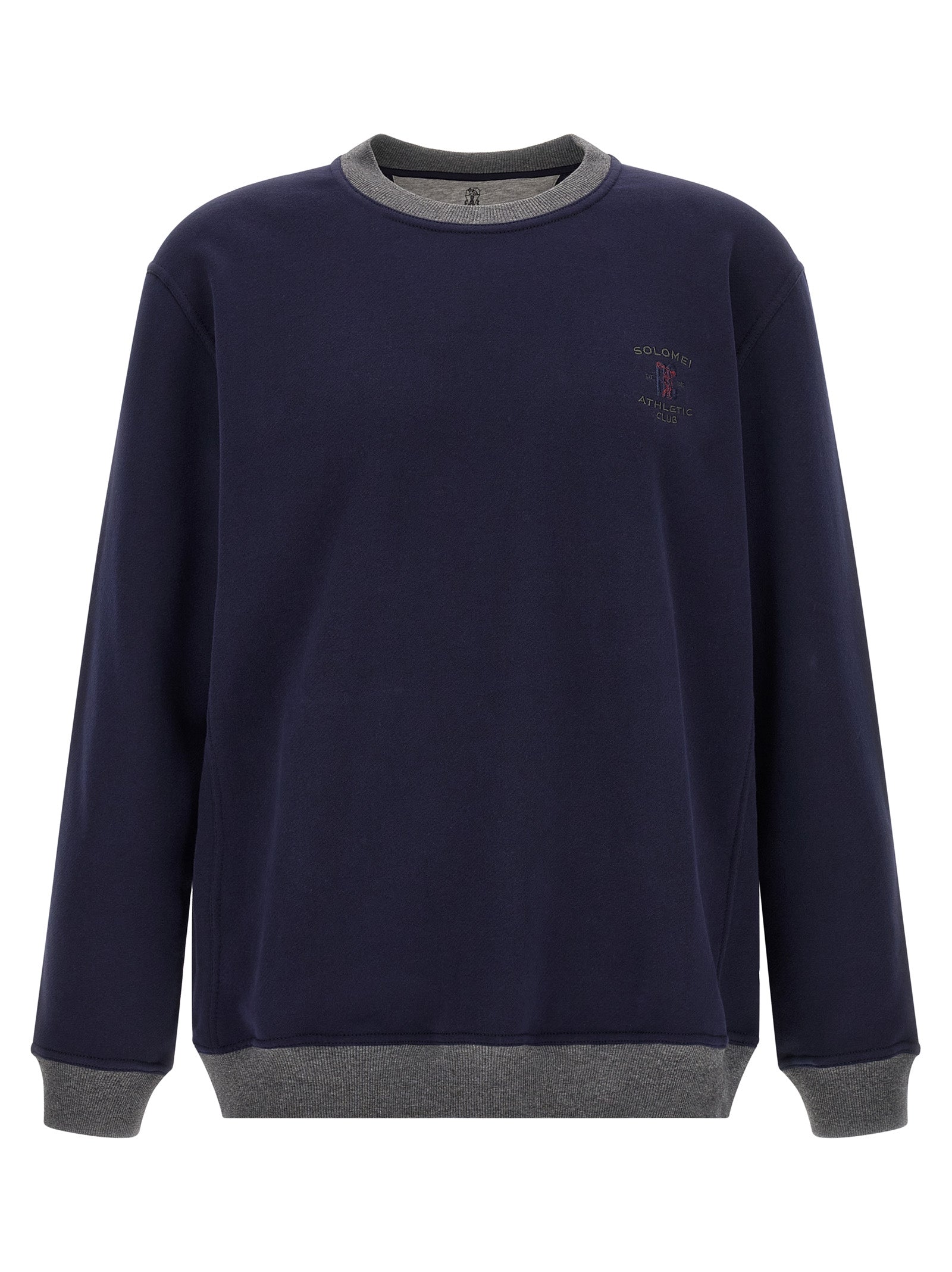 Brunello Cucinelli Blauer Baumwoll-Sweatshirt