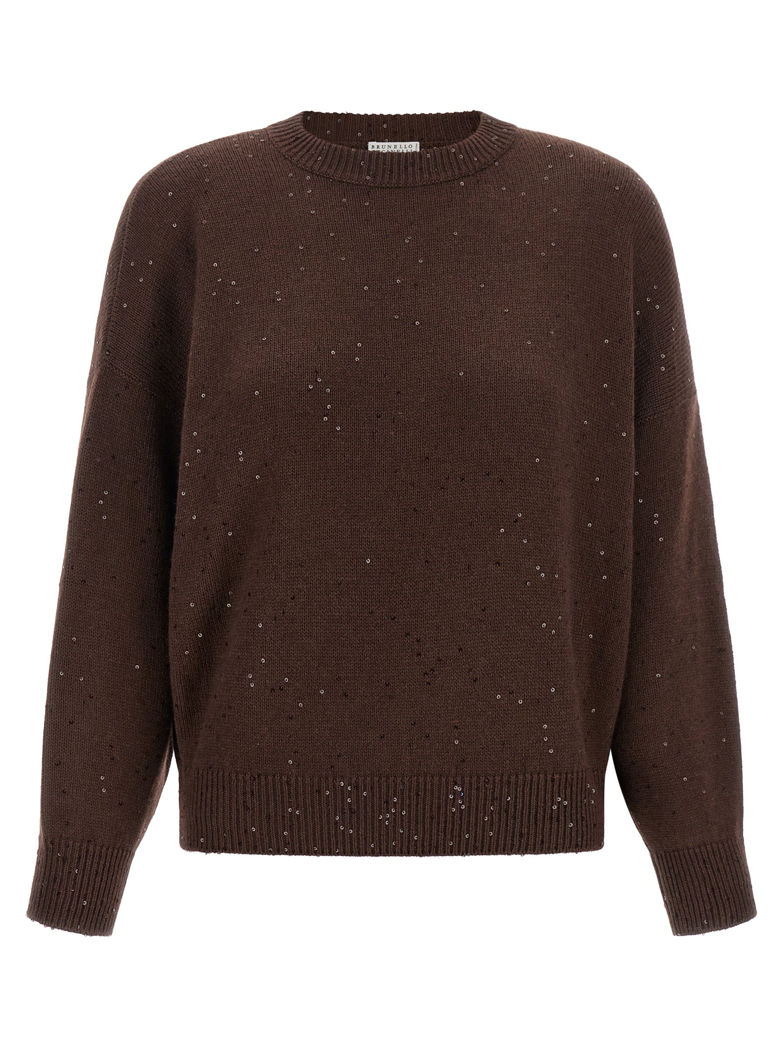 Brunello Cucinelli Brauner Kaschmir-Strickjacke
