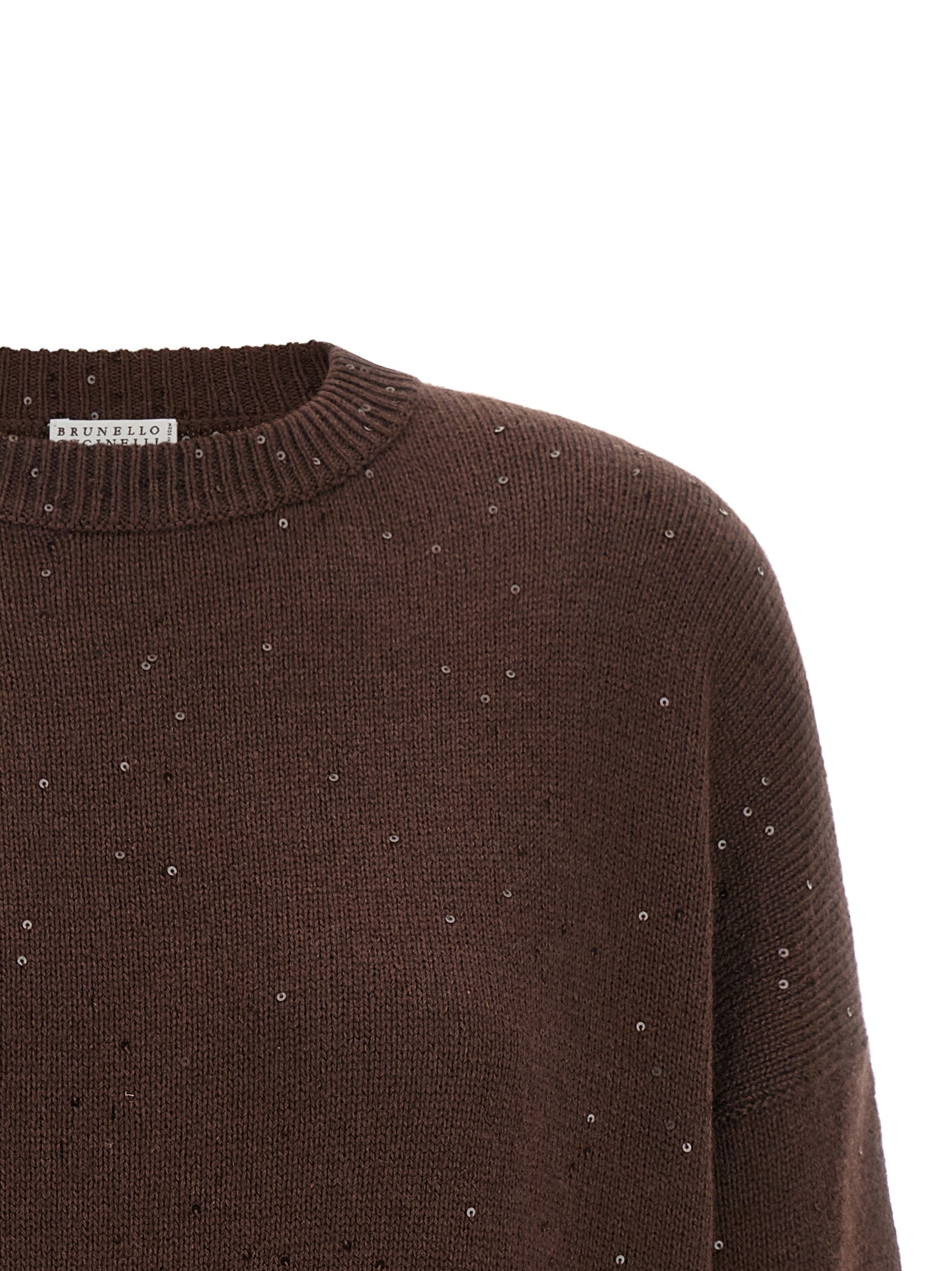 Brunello Cucinelli Brauner Kaschmir-Strickjacke