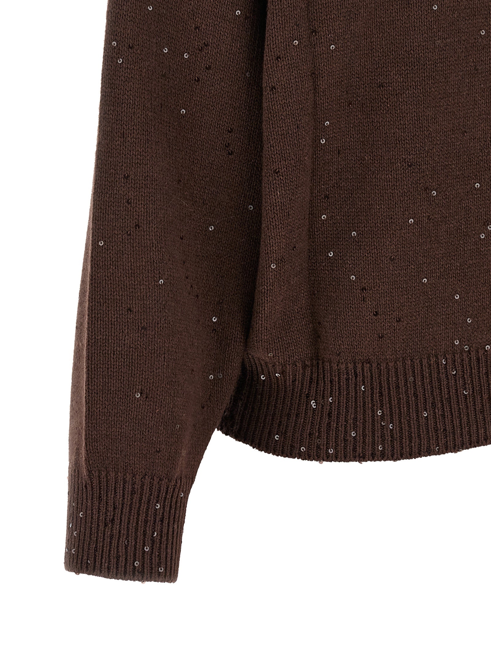 Brunello Cucinelli Brauner Kaschmir-Strickjacke