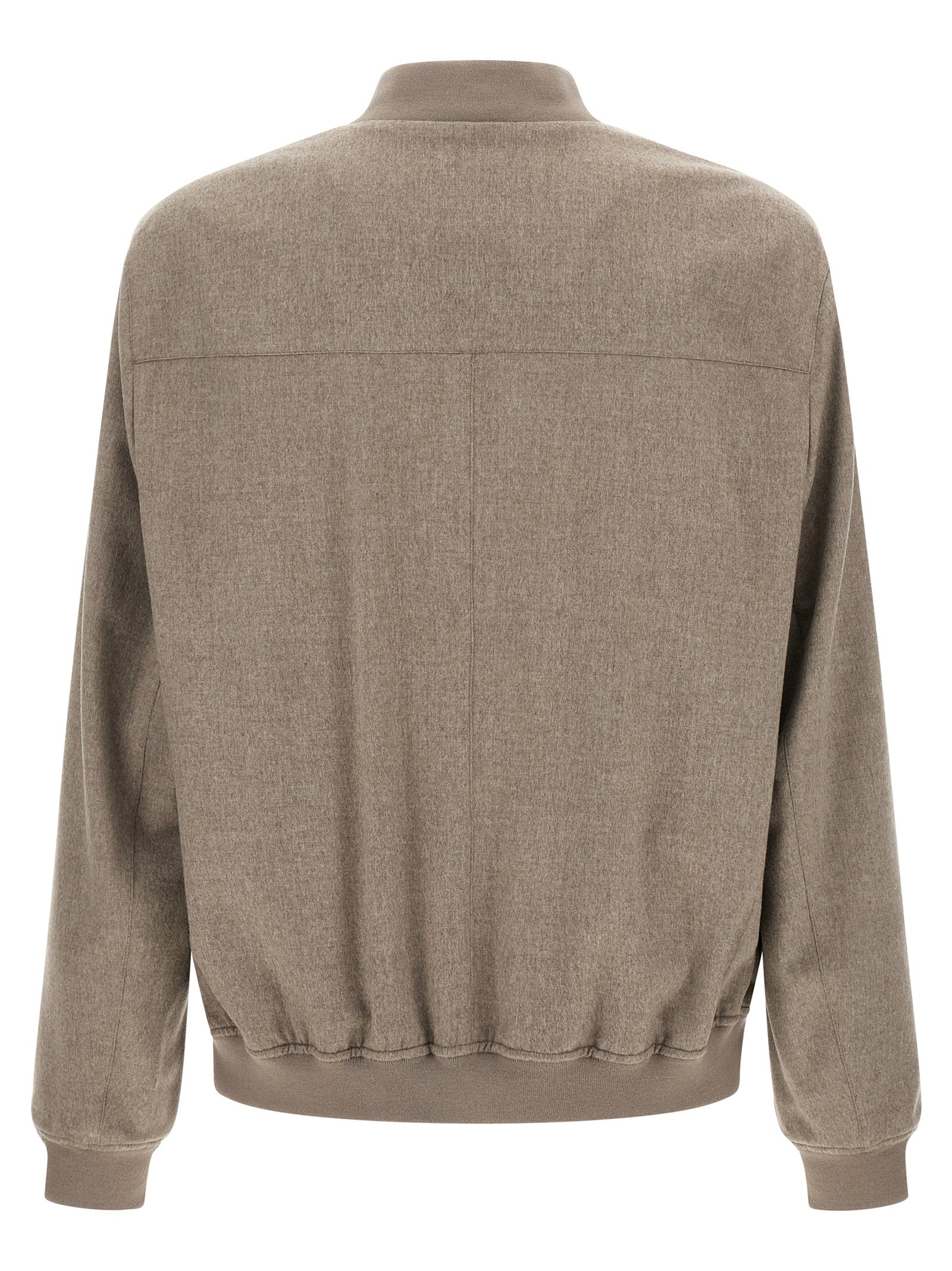 Brunello Cucinelli Grauer Kaschmir-Bomber