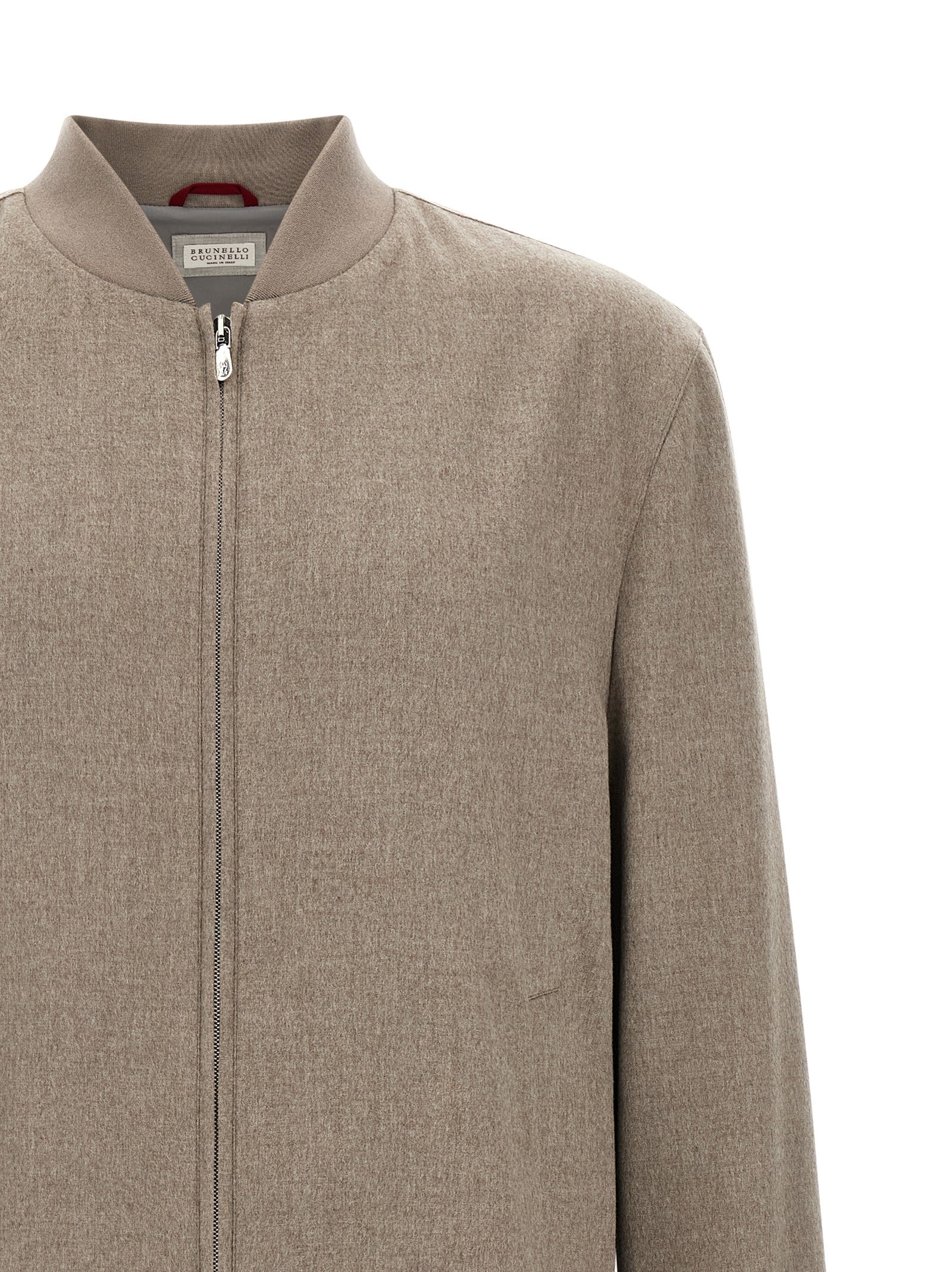 Brunello Cucinelli Grauer Kaschmir-Bomber