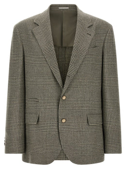 Brunello Cucinelli Zweifarbiger Wollblazer