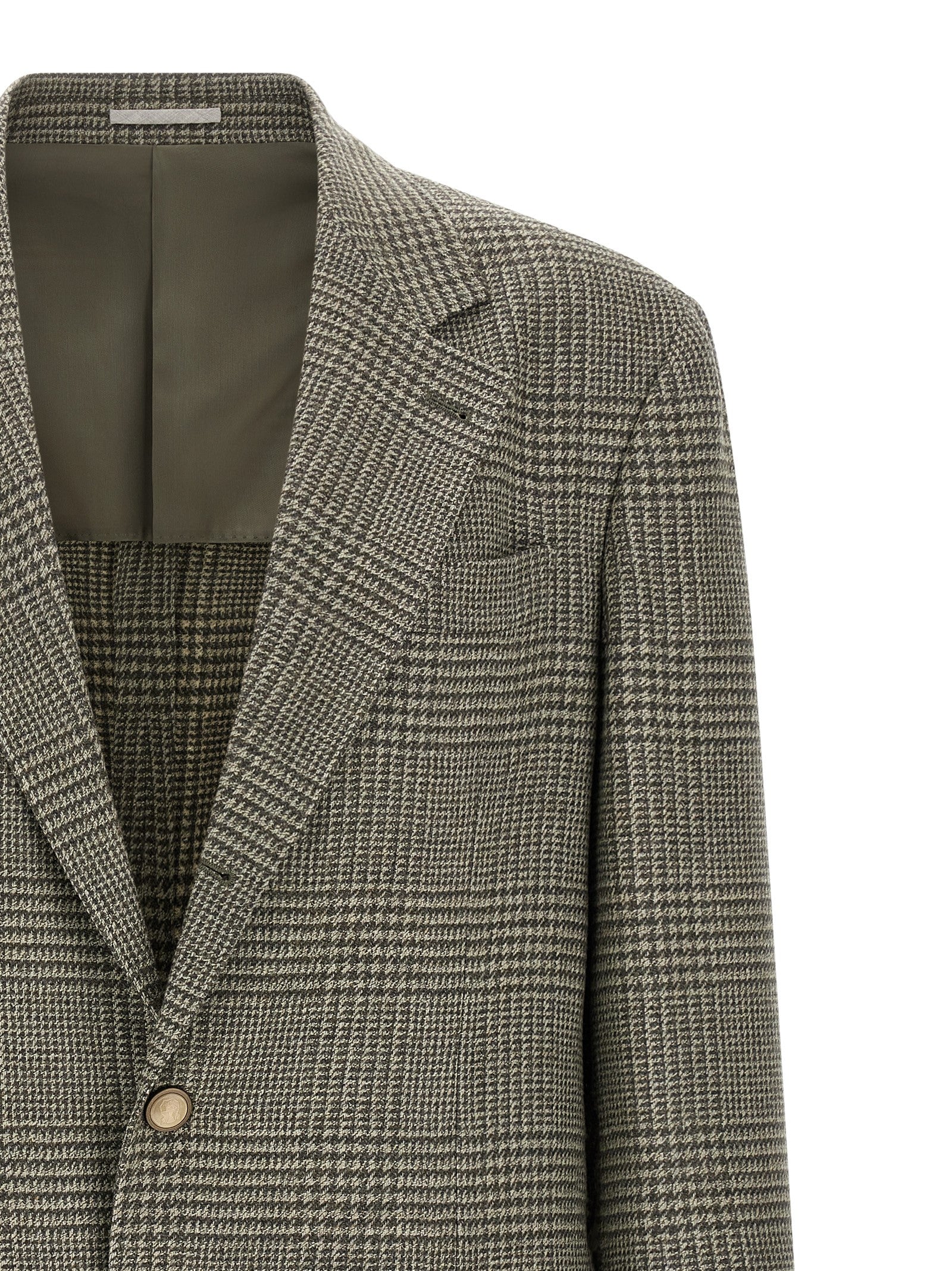 Brunello Cucinelli Zweifarbiger Wollblazer