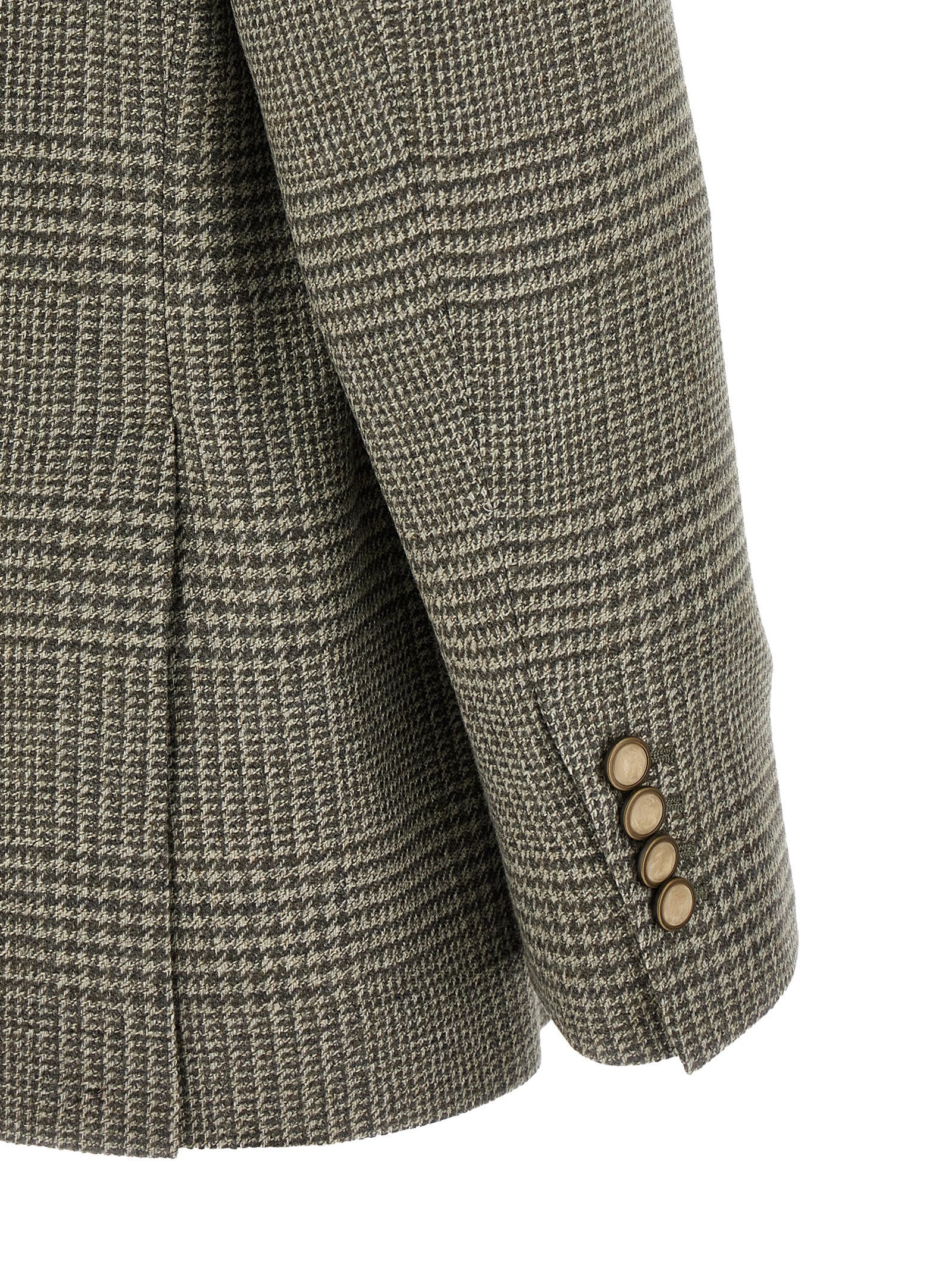Brunello Cucinelli Zweifarbiger Wollblazer