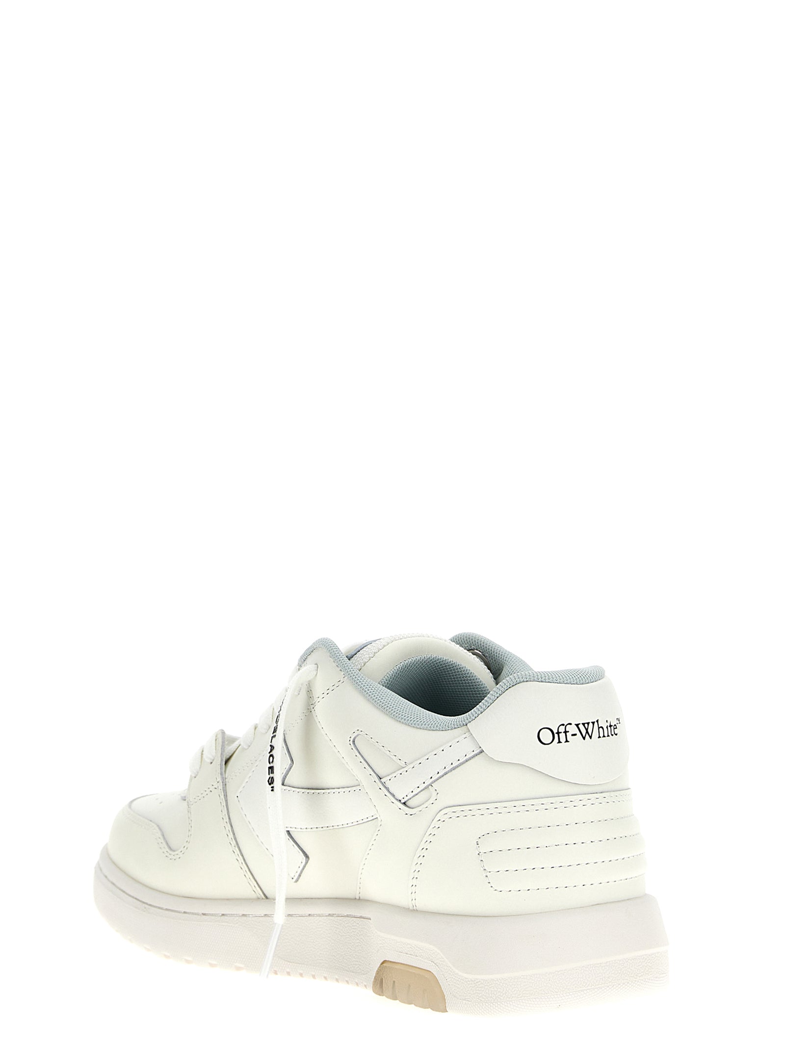 Off-White Zweifarbige Sneaker aus Rindsleder