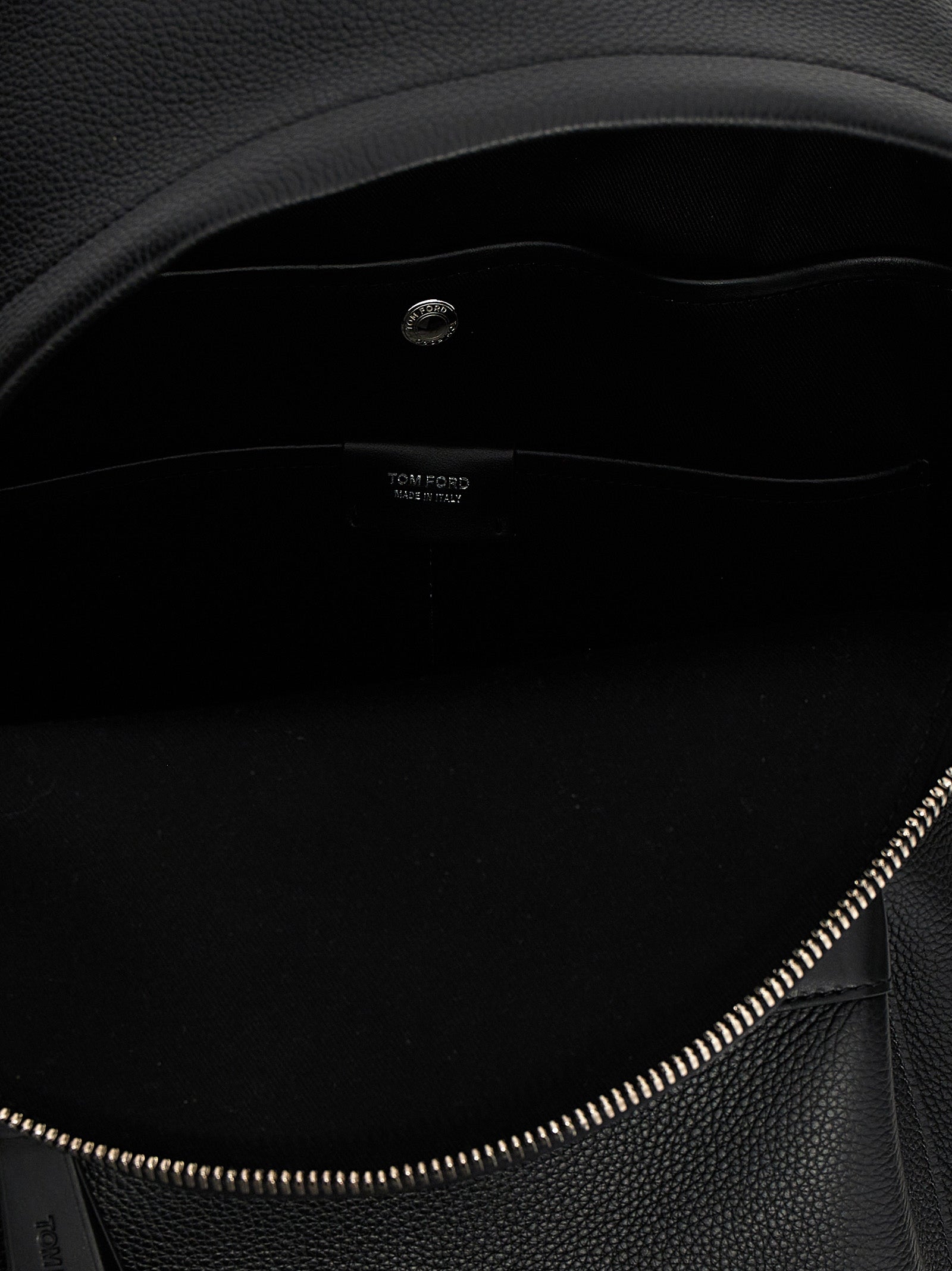 Tom Ford Rucksack aus schwarzem Kalbsleder