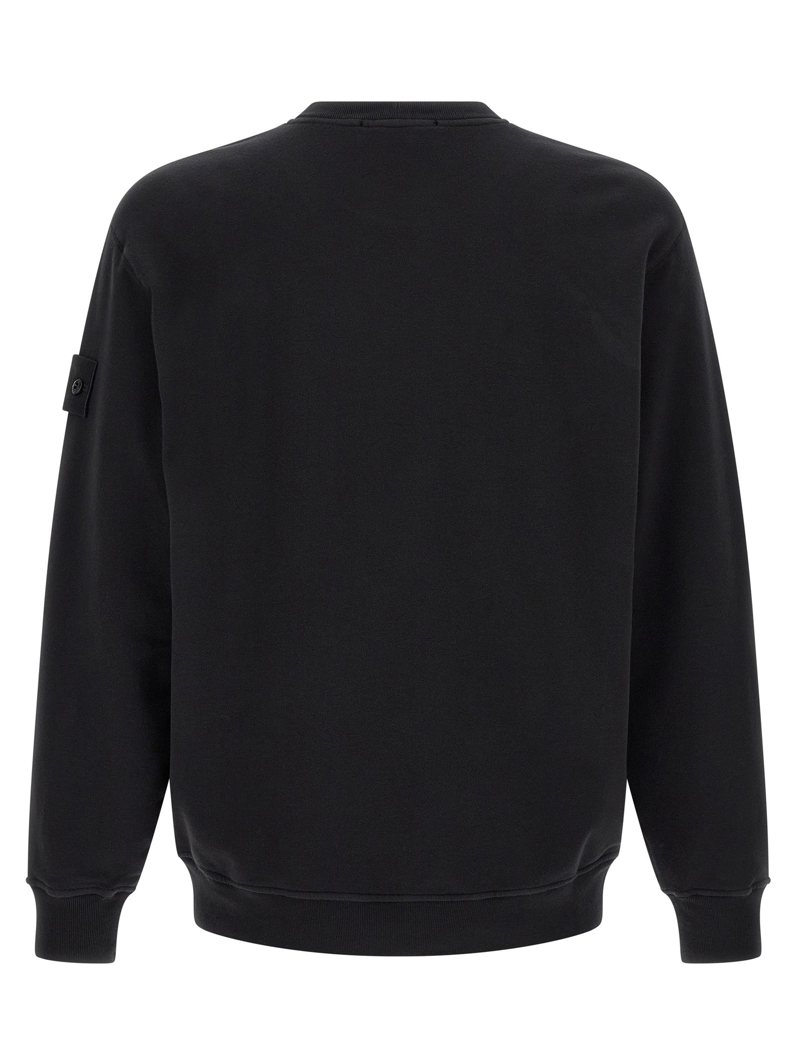 Stone Island Schwarzer Baumwoll-Sweatshirt