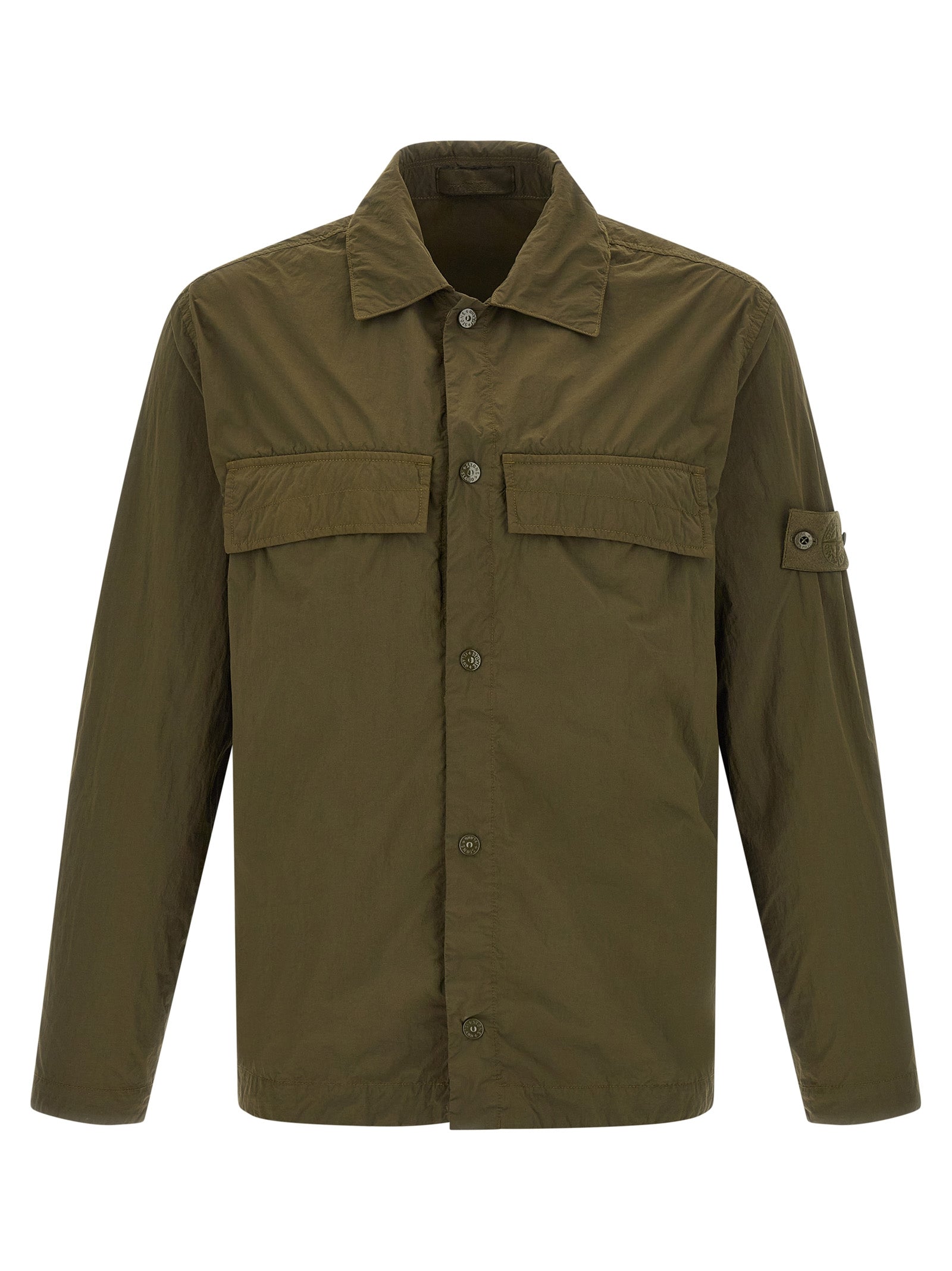 Stone Island Zweifarbige Polyamid-Bluse