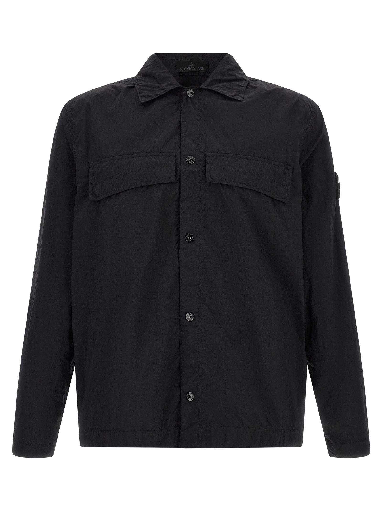 Stone Island Schwarze Polyamid-Bluse