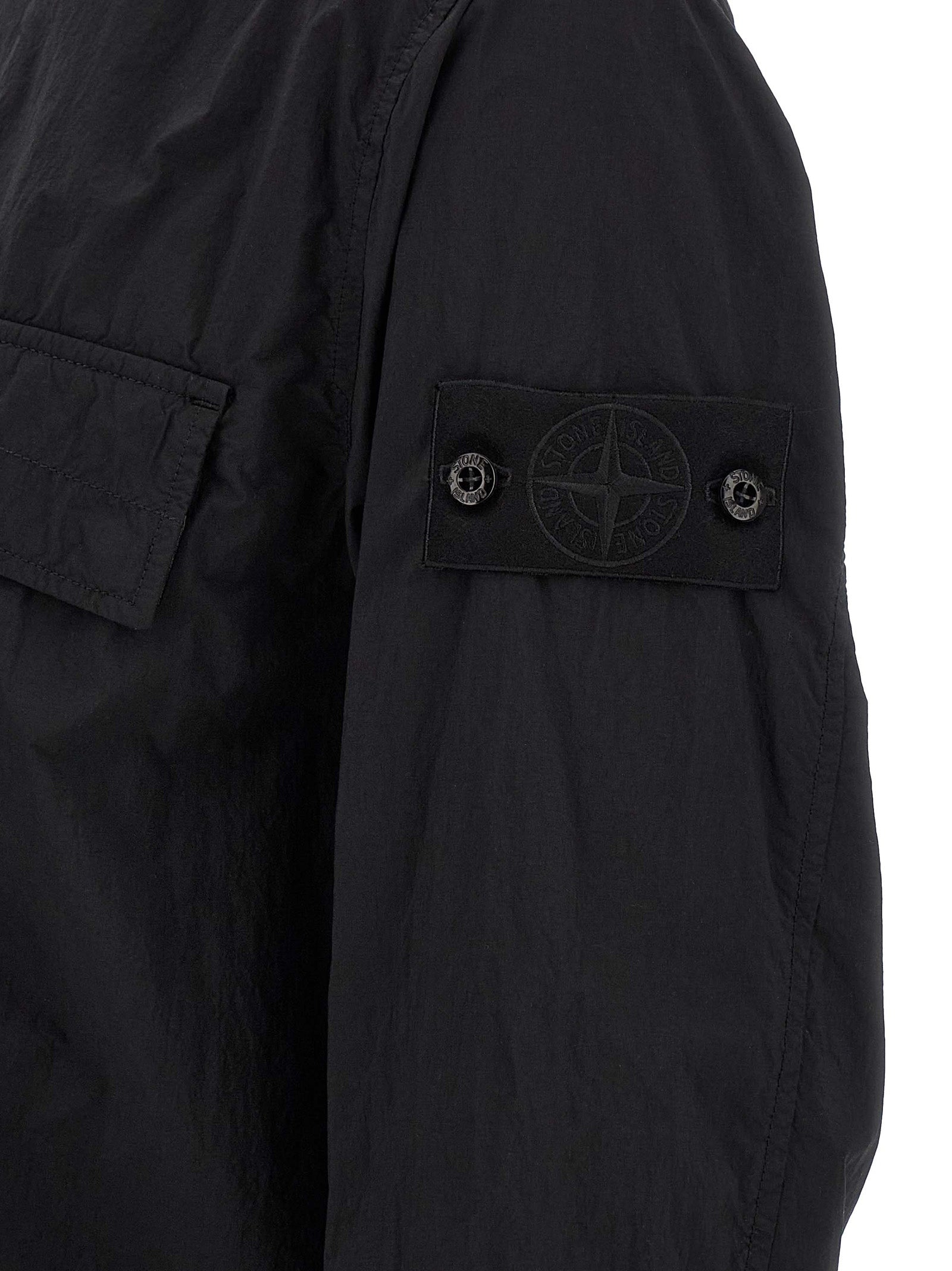 Stone Island Schwarze Polyamid-Bluse