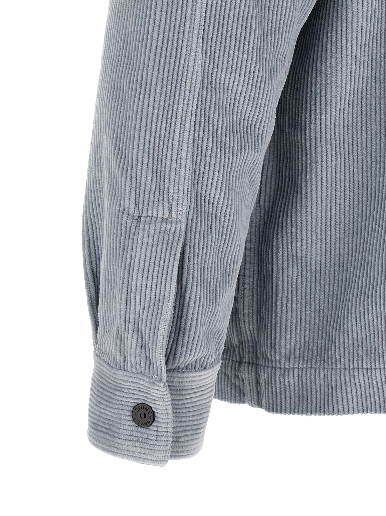 Stone Island Graue Baumwollbluse