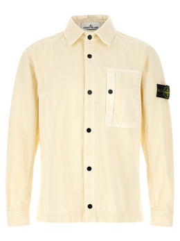 Stone Island Weiße Baumwollbluse