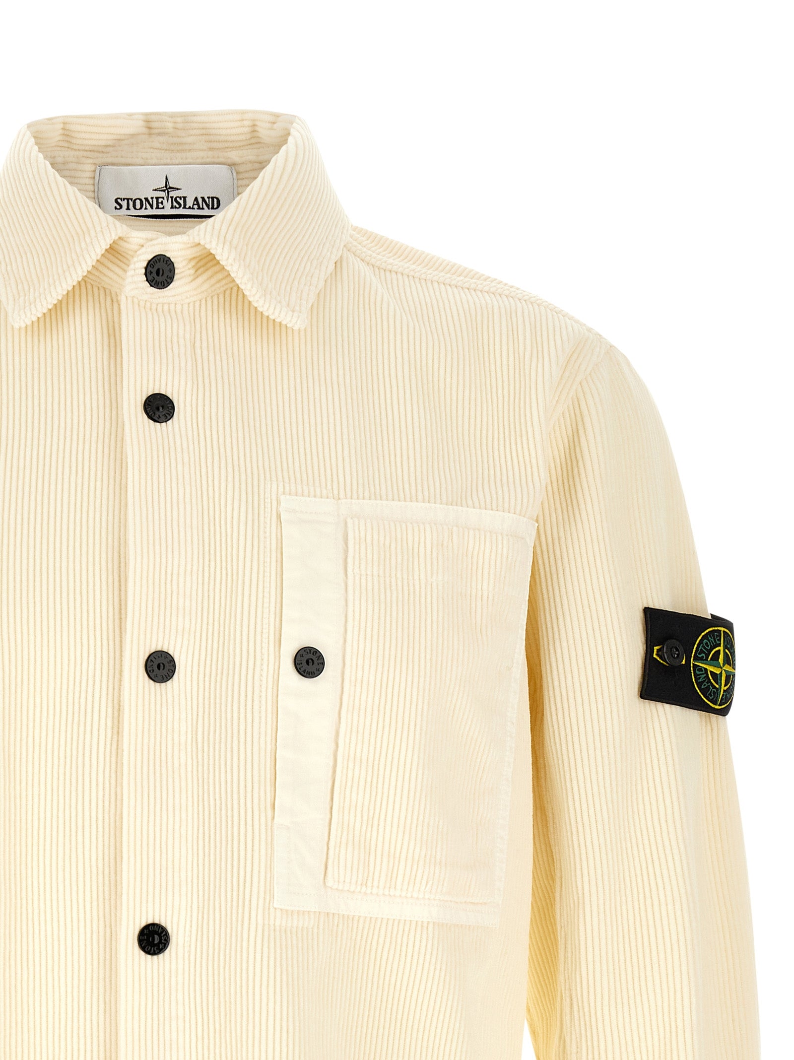 Stone Island Weiße Baumwollbluse