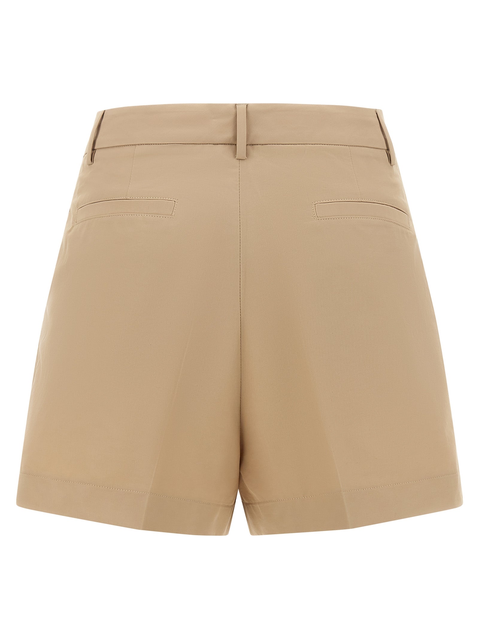 Fabiana Filippi Braune Baumwoll-Bermudashorts