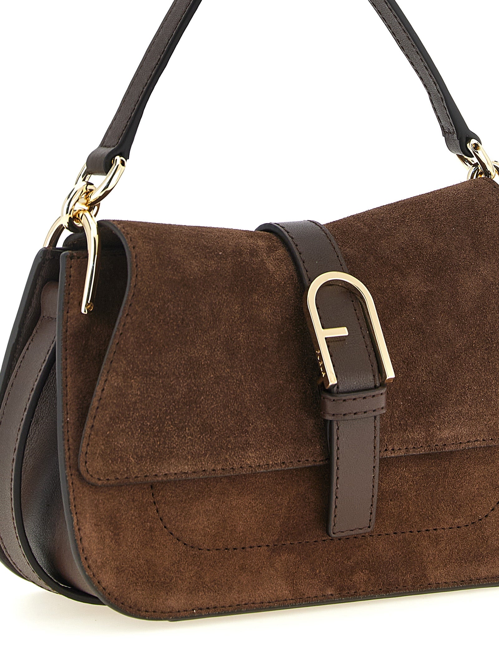 Furla Braune Kalbsleder-Handtasche