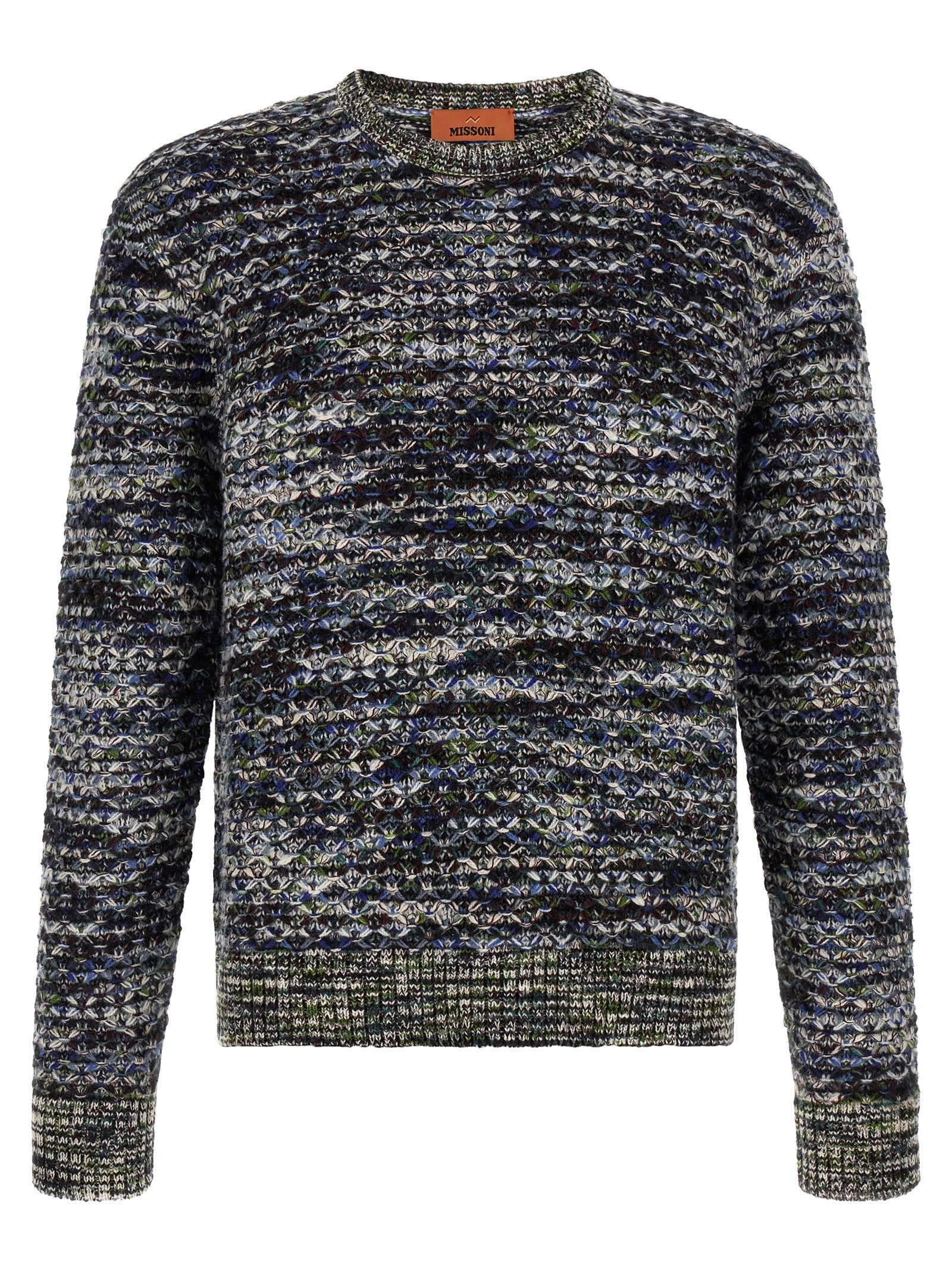Missoni Mehrfarbige Wollstrickjacke
