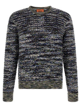 Missoni Mehrfarbige Wollstrickjacke