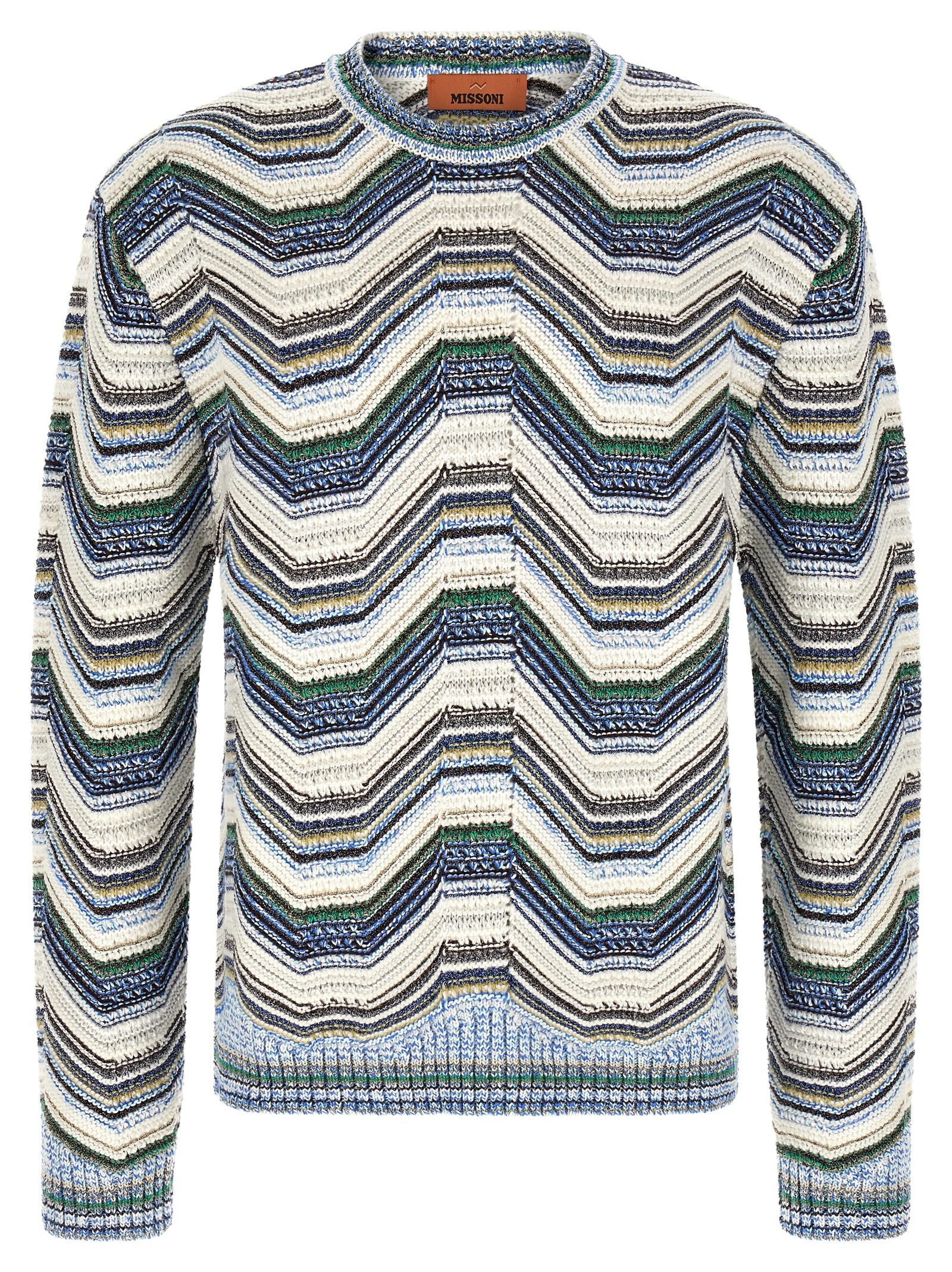 Missoni Mehrfarbige Wollstrickjacke