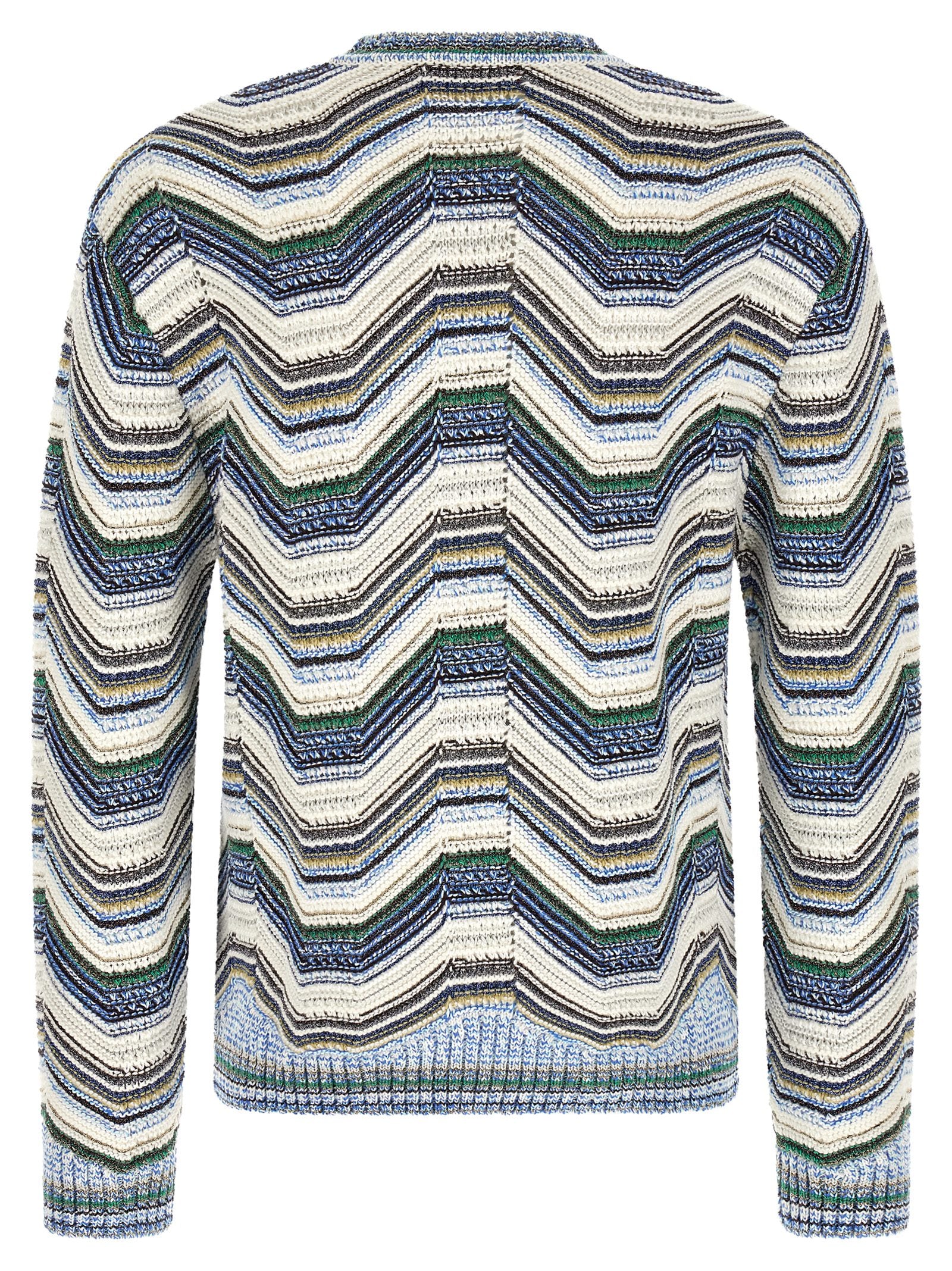 Missoni Mehrfarbige Wollstrickjacke