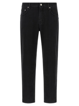 Department 5 Schwarze Cropped Jeans aus Baumwolle